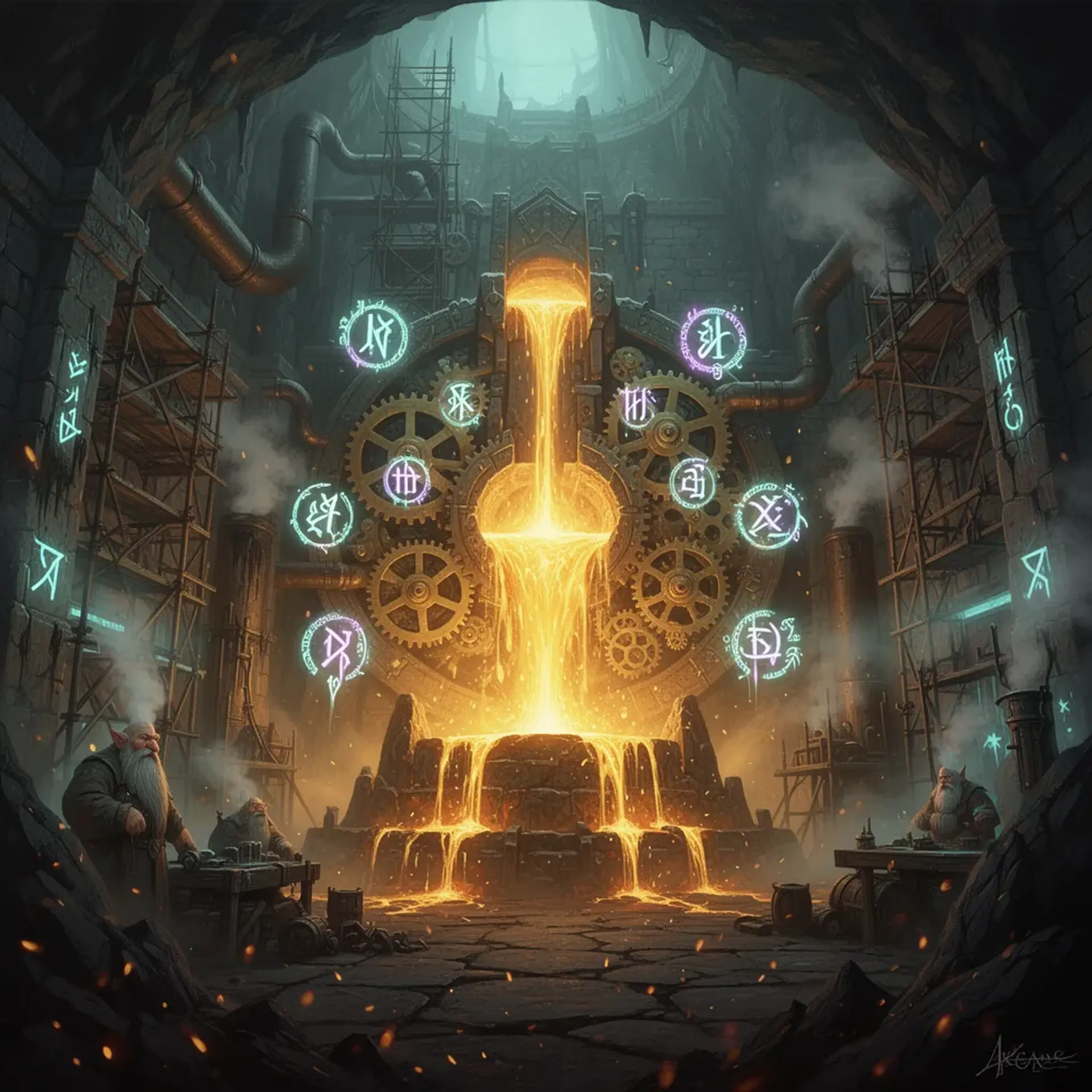 The Lower Foundry - AI-generated fantasy Building