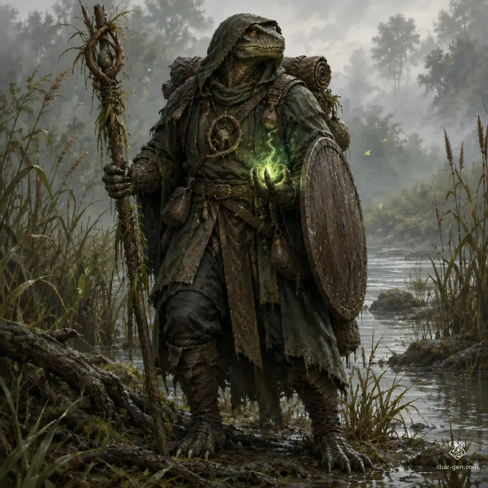 Tecalco - AI-generated fantasy Character