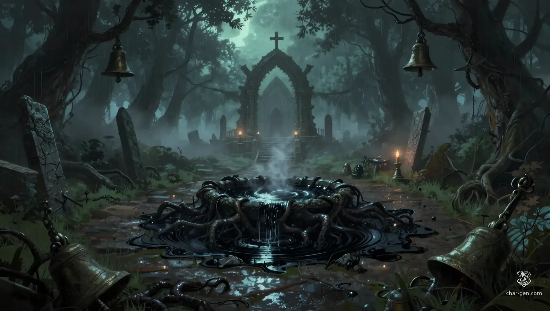 The Black Spring of Briarwake - AI-generated fantasy Quest