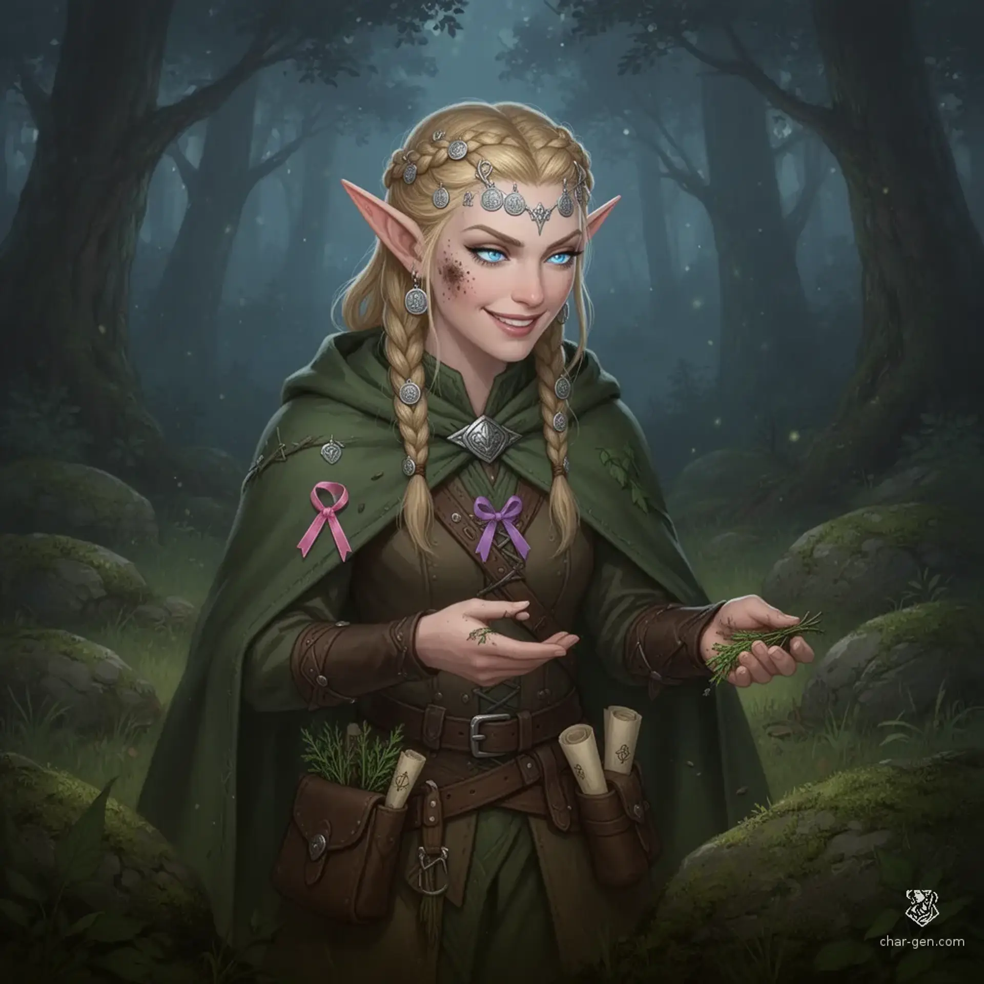 Nancy Aestar - AI-generated fantasy NPC