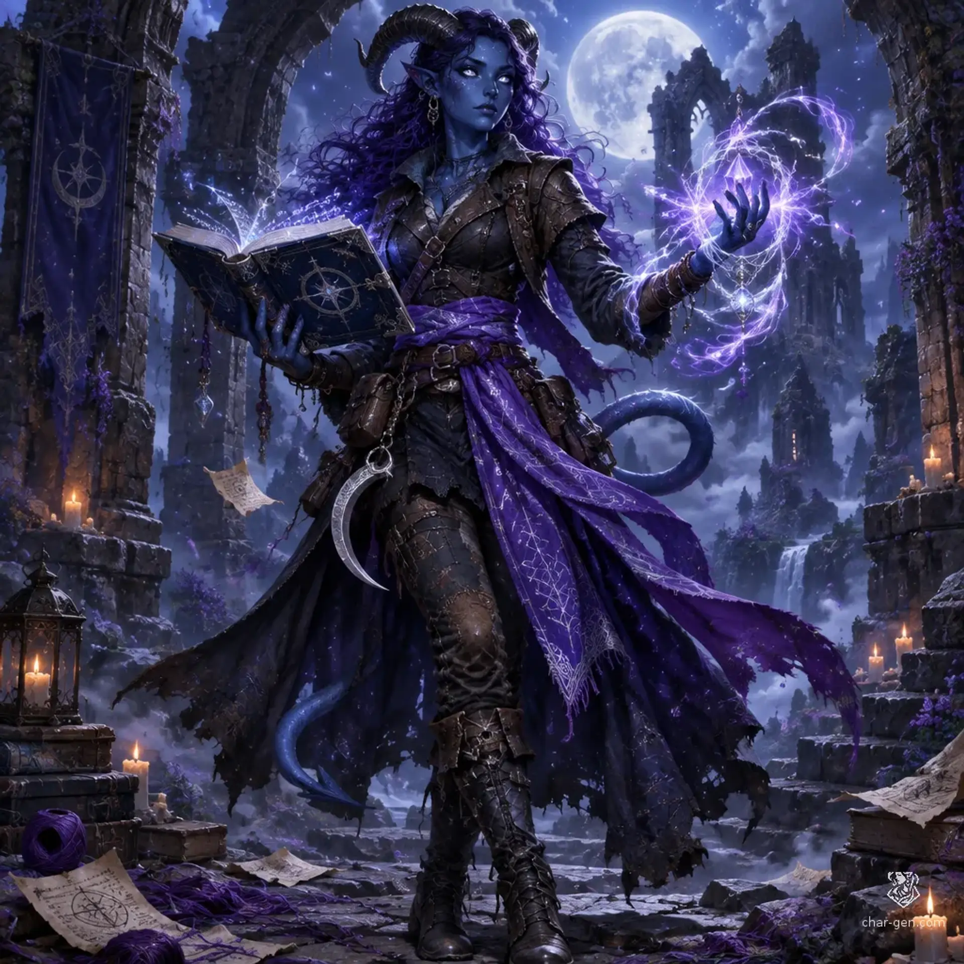 Kallista - AI-generated fantasy Character