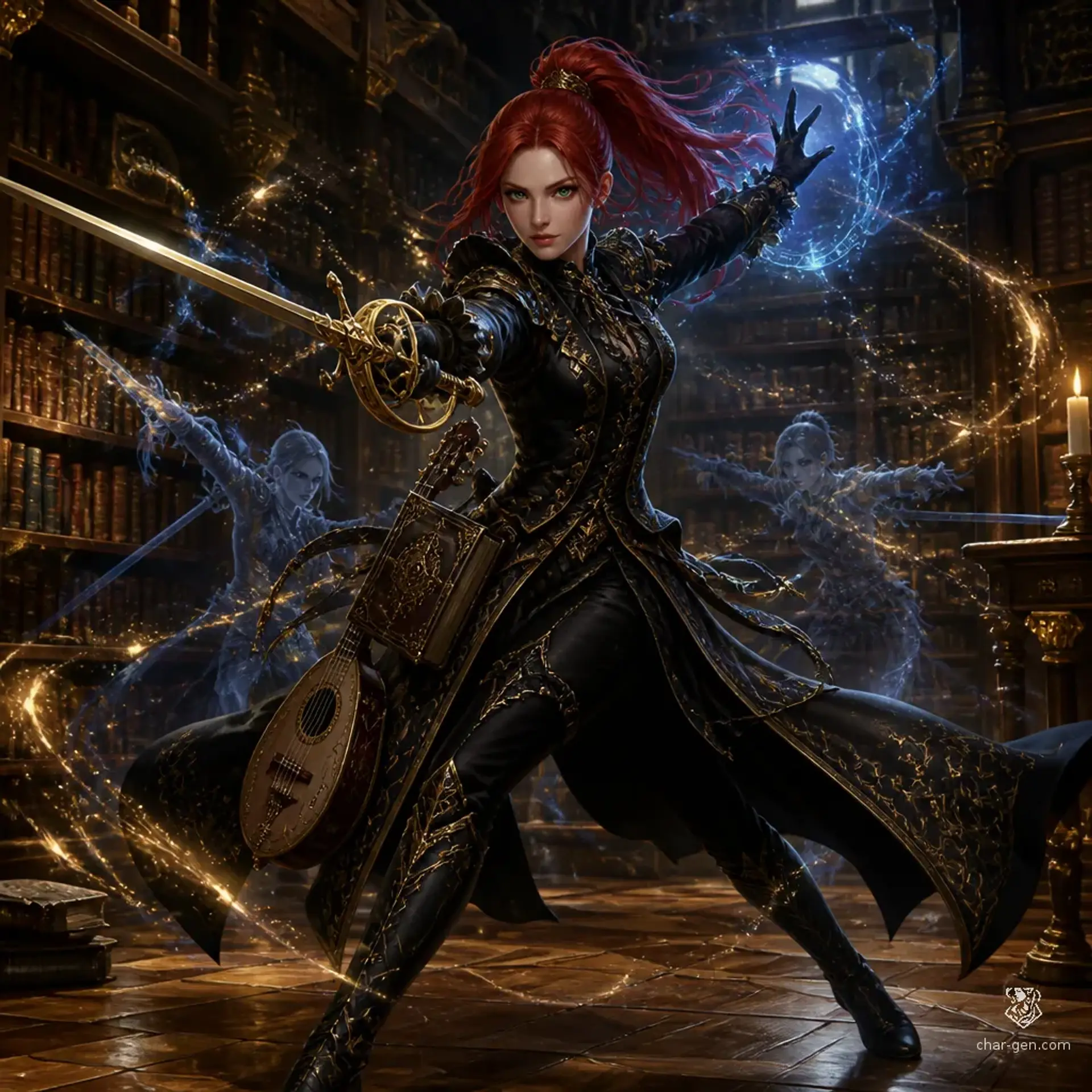 Alycia - AI-generated fantasy Character