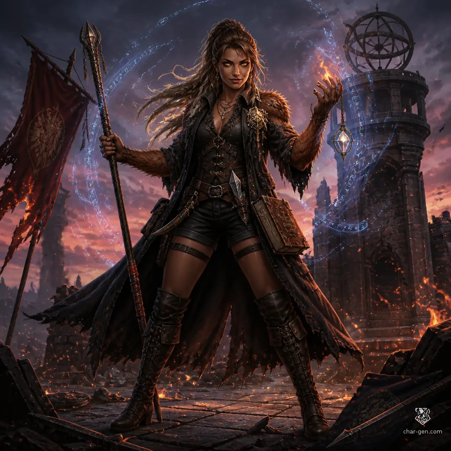 Salkha Orun - AI-generated fantasy Character