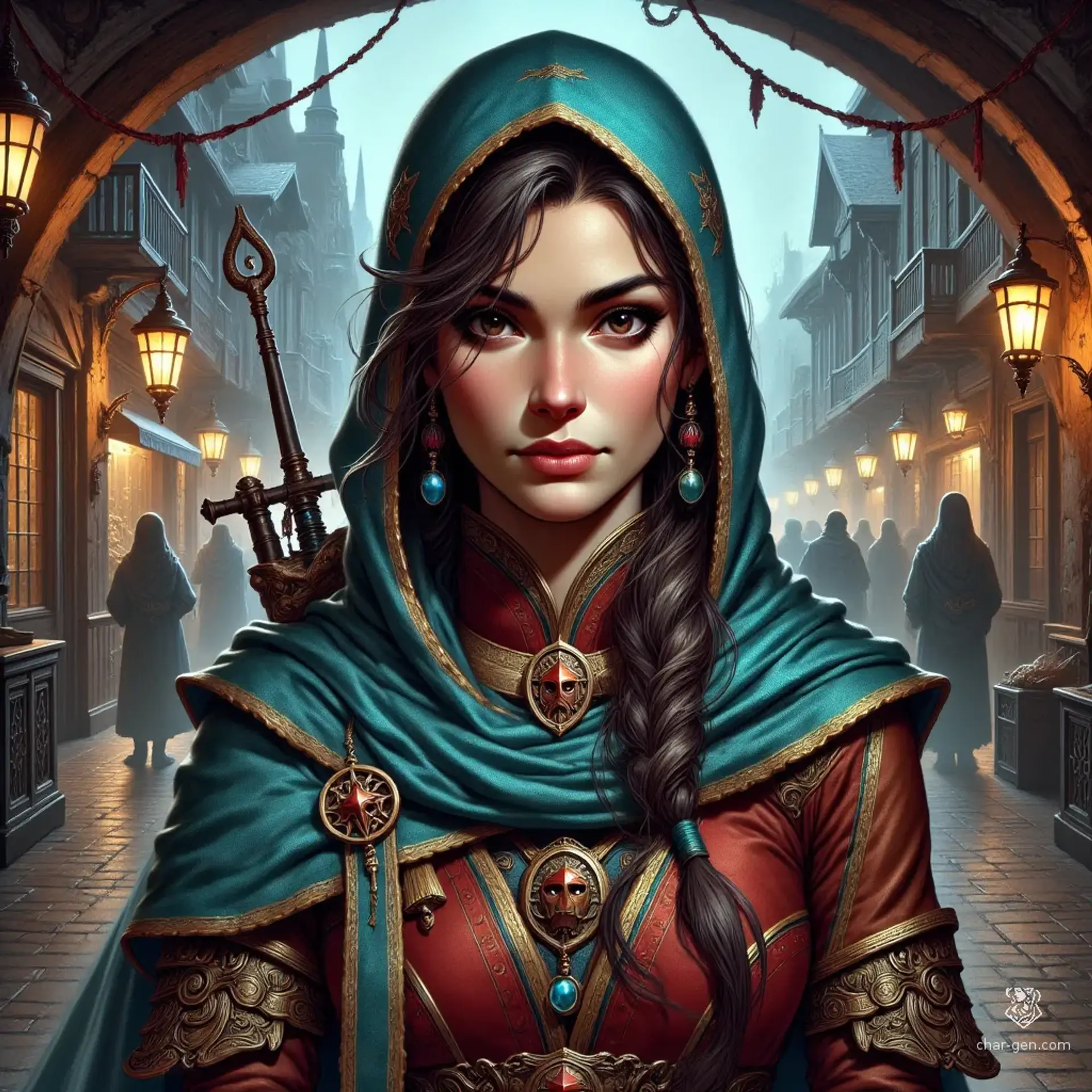 Shersbury - AI-generated fantasy Settlement