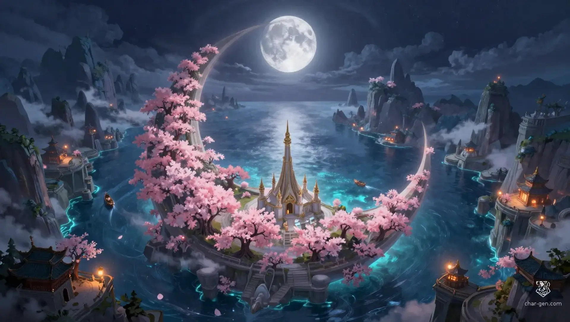 Tsukihana - AI-generated fantasy Region