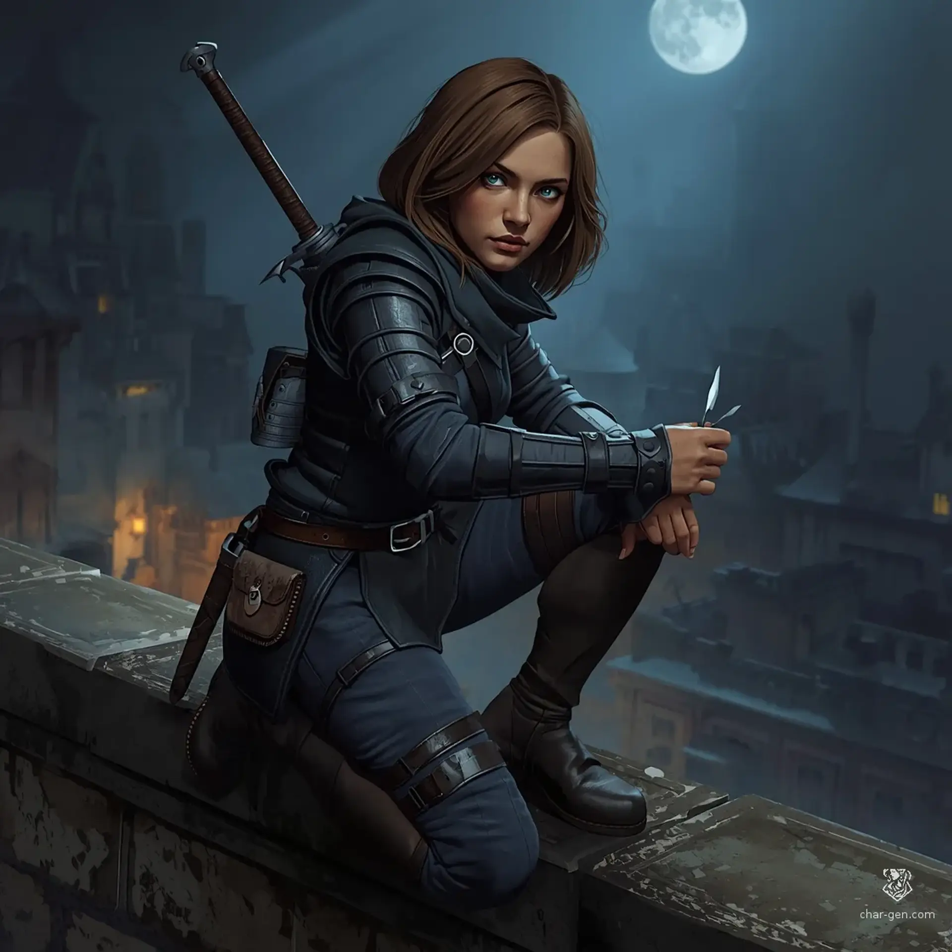 Bella - AI-generated fantasy Character