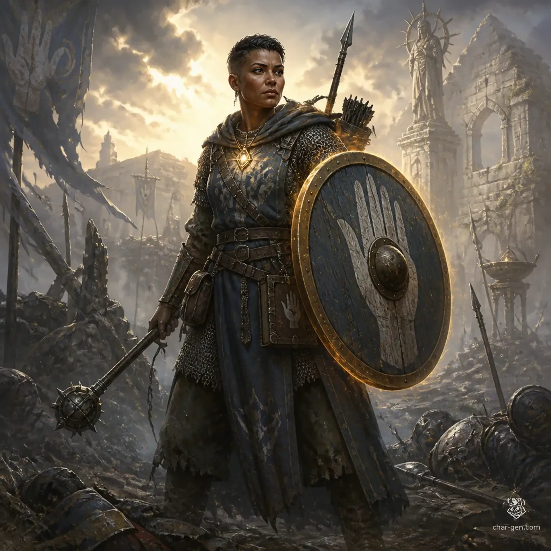 Mavren Dast - AI-generated fantasy Character