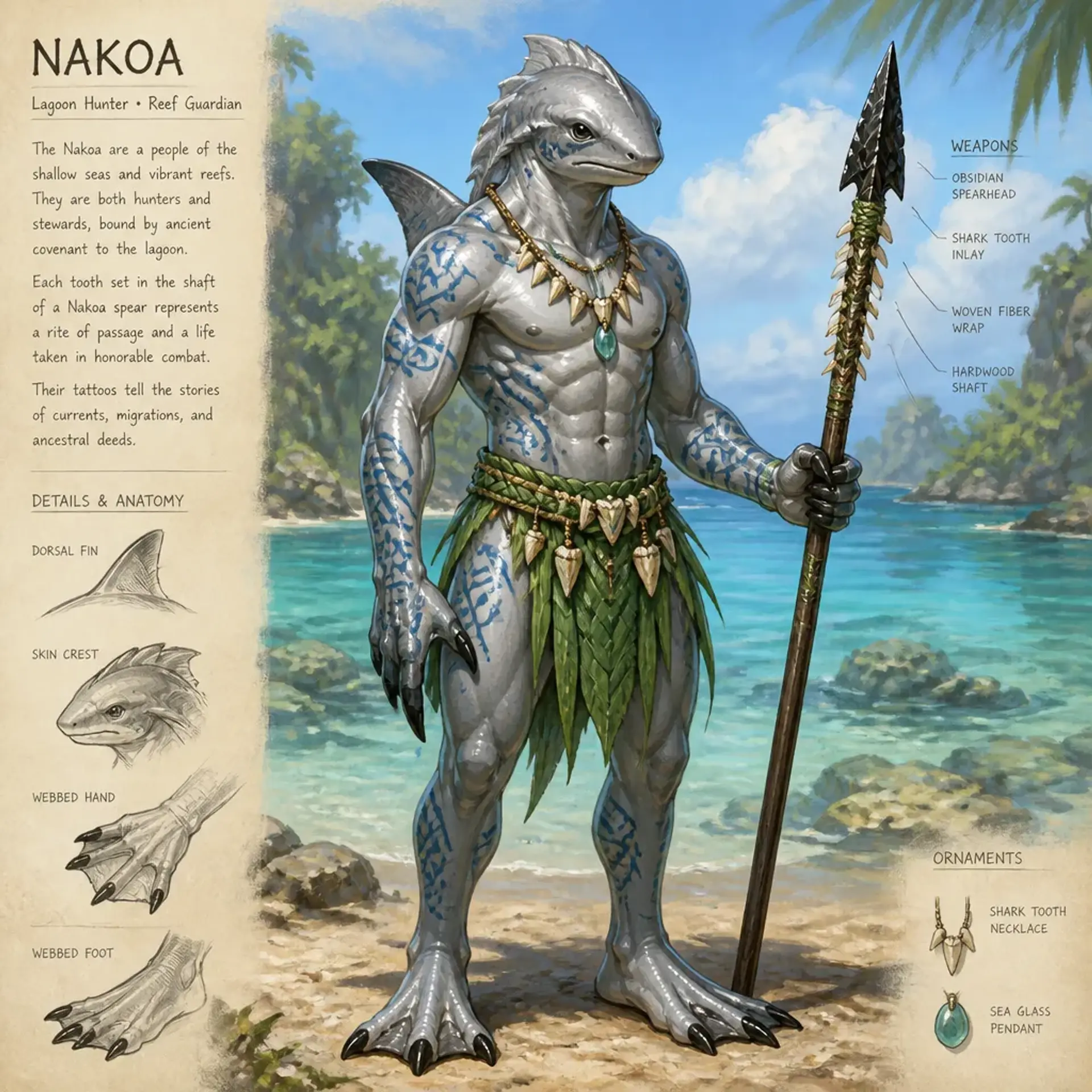 Riff-Vatira - AI-generated fantasy Species