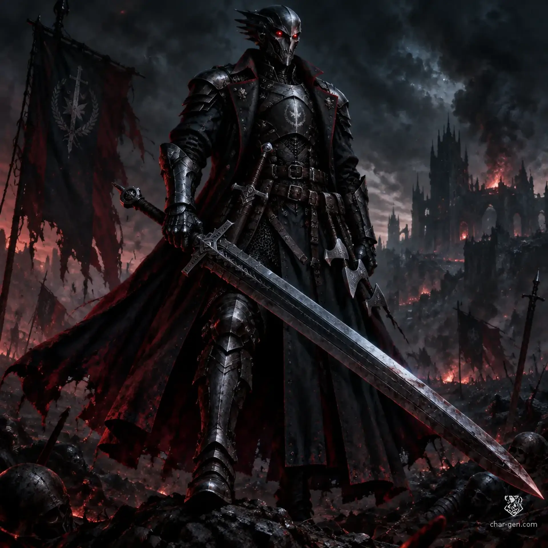 Shadow Doom - AI-generated fantasy Character