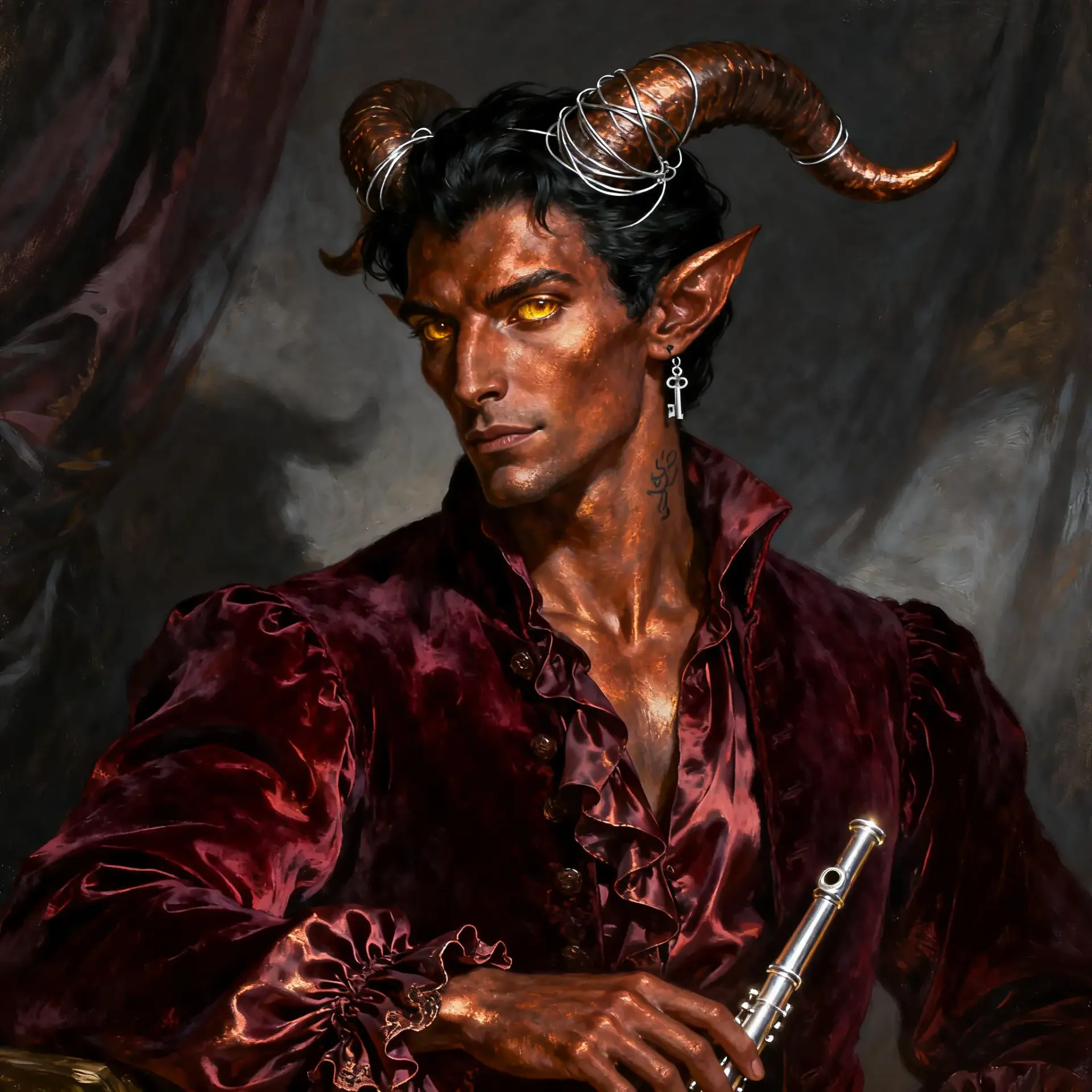 Valerius Thorne - AI-generated fantasy NPC