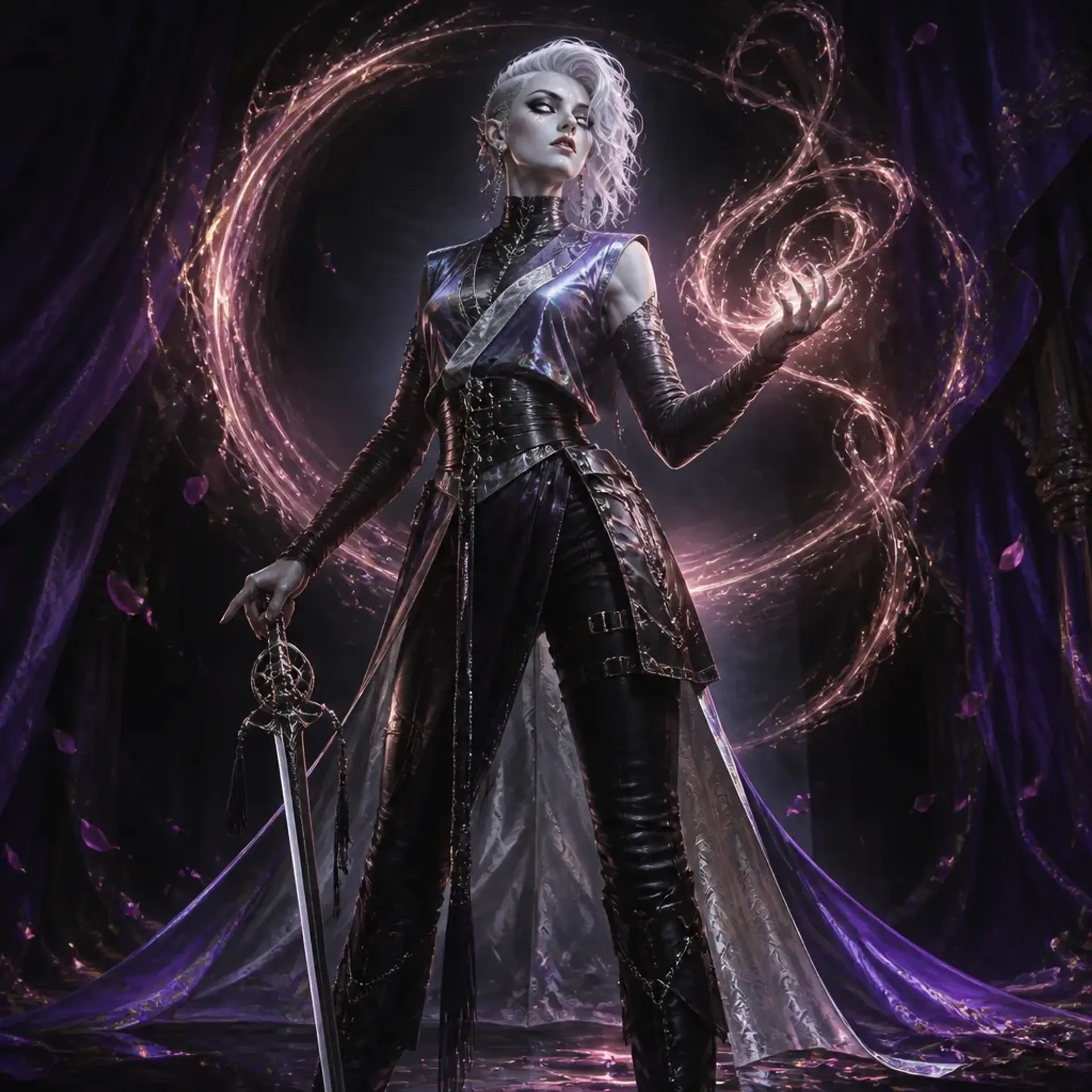 Serriah - AI-generated fantasy Character