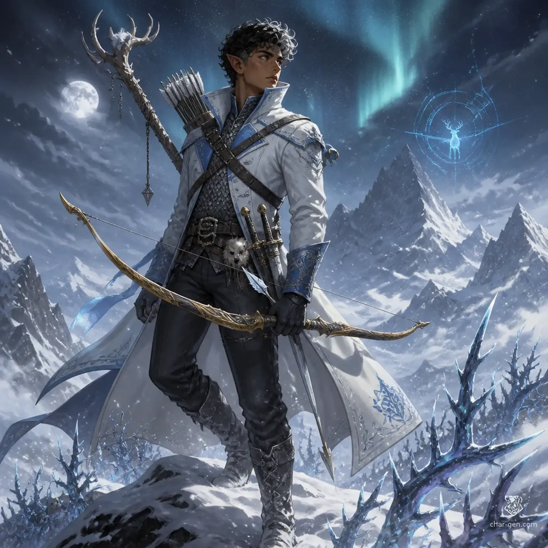 Káel Tergan - AI-generated fantasy Character