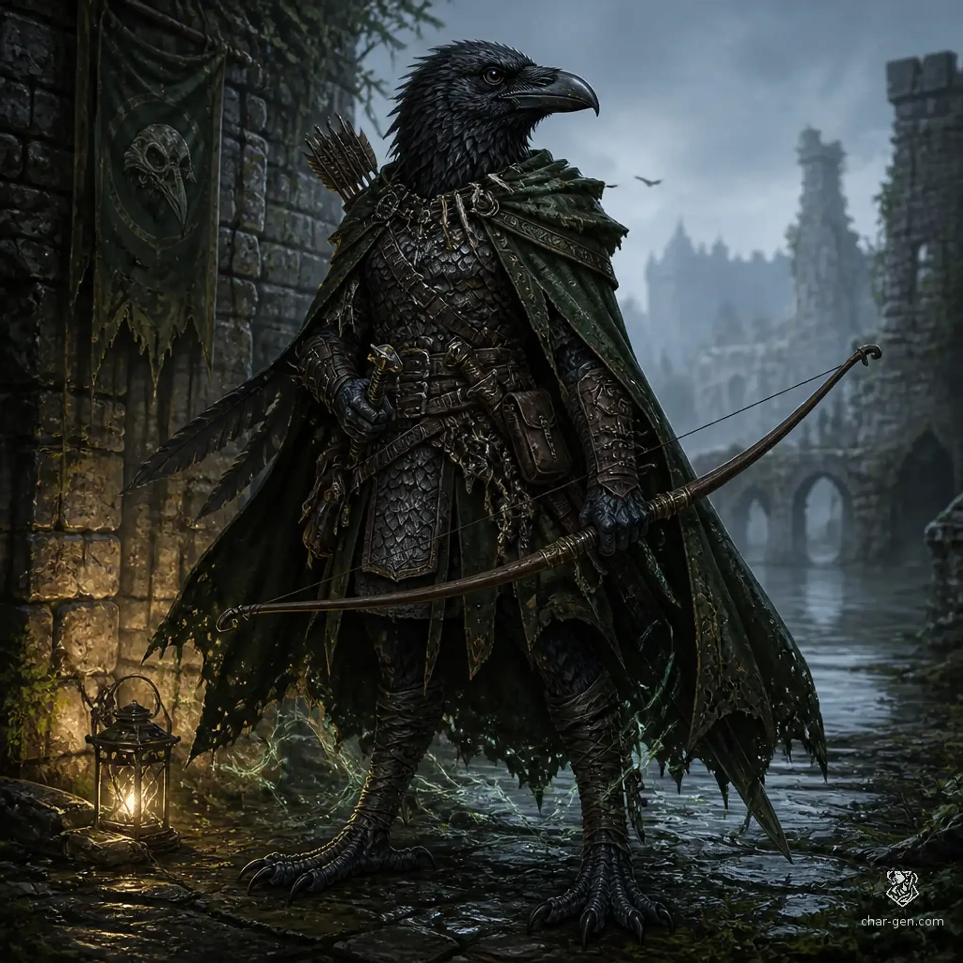 Kzachra - AI-generated fantasy Character