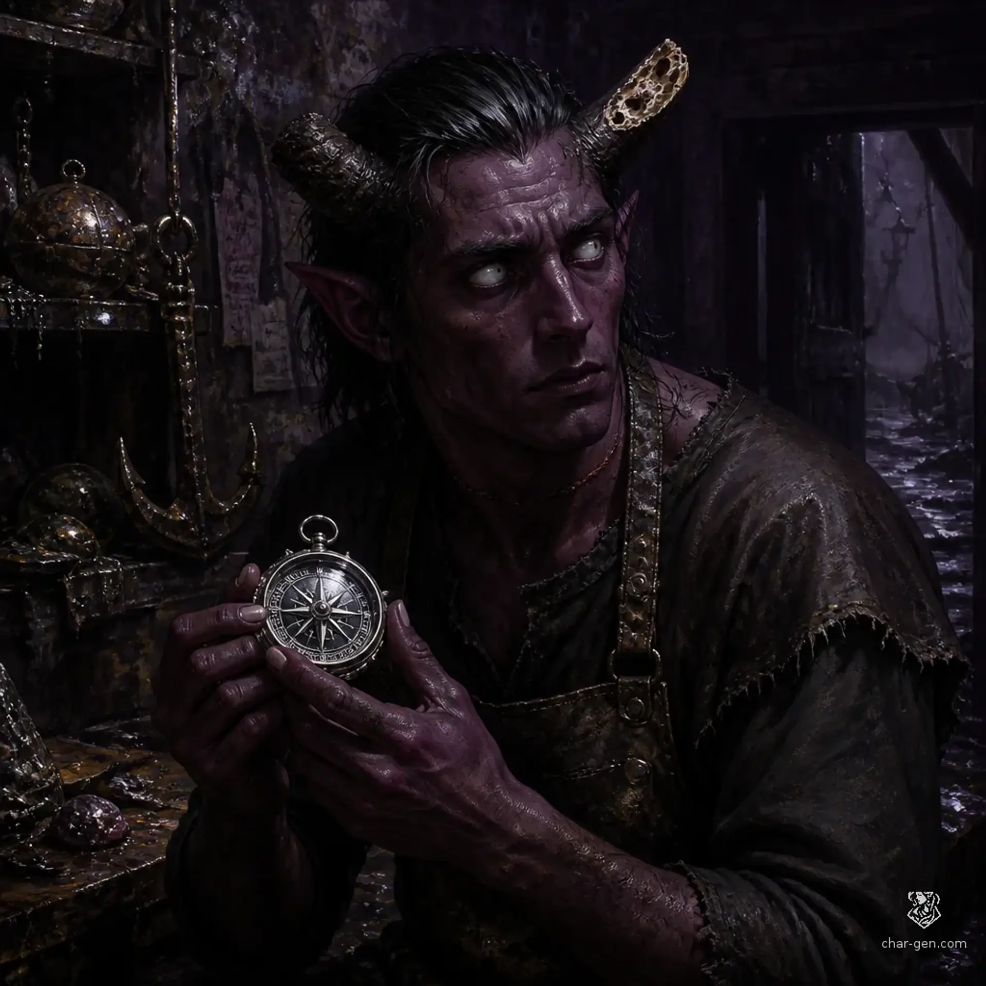 Kaelen Vane - AI-generated fantasy NPC