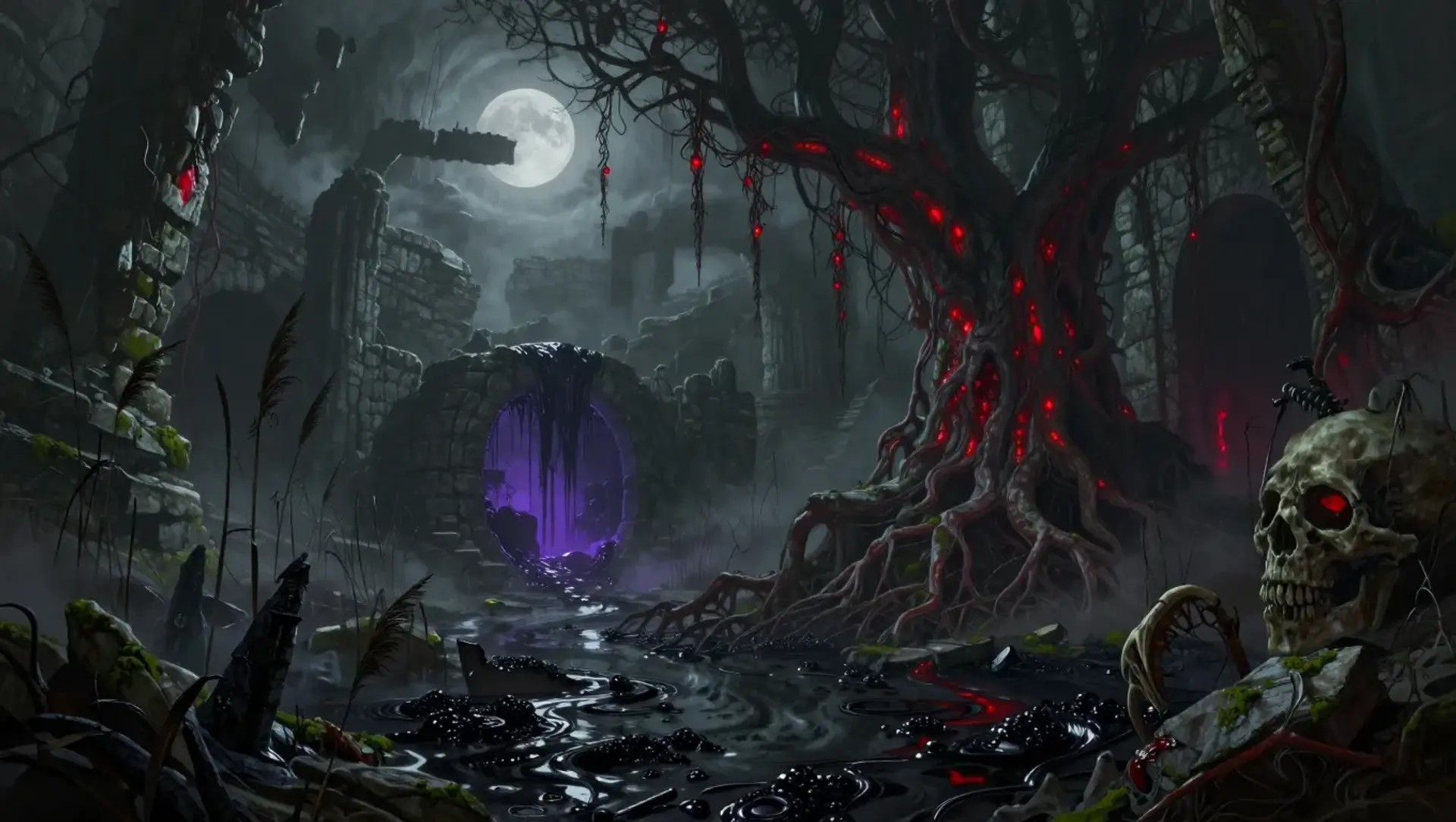 The Heart of the Weeping Bog - AI-generated fantasy Quest