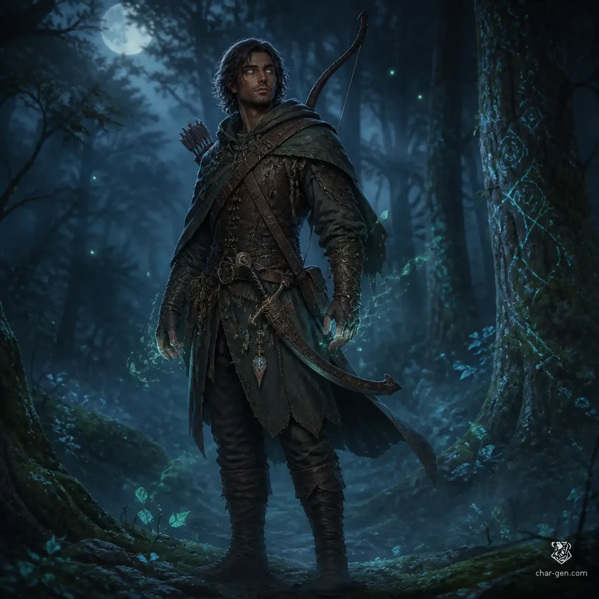 Theren Ashvale - AI-generated fantasy Character