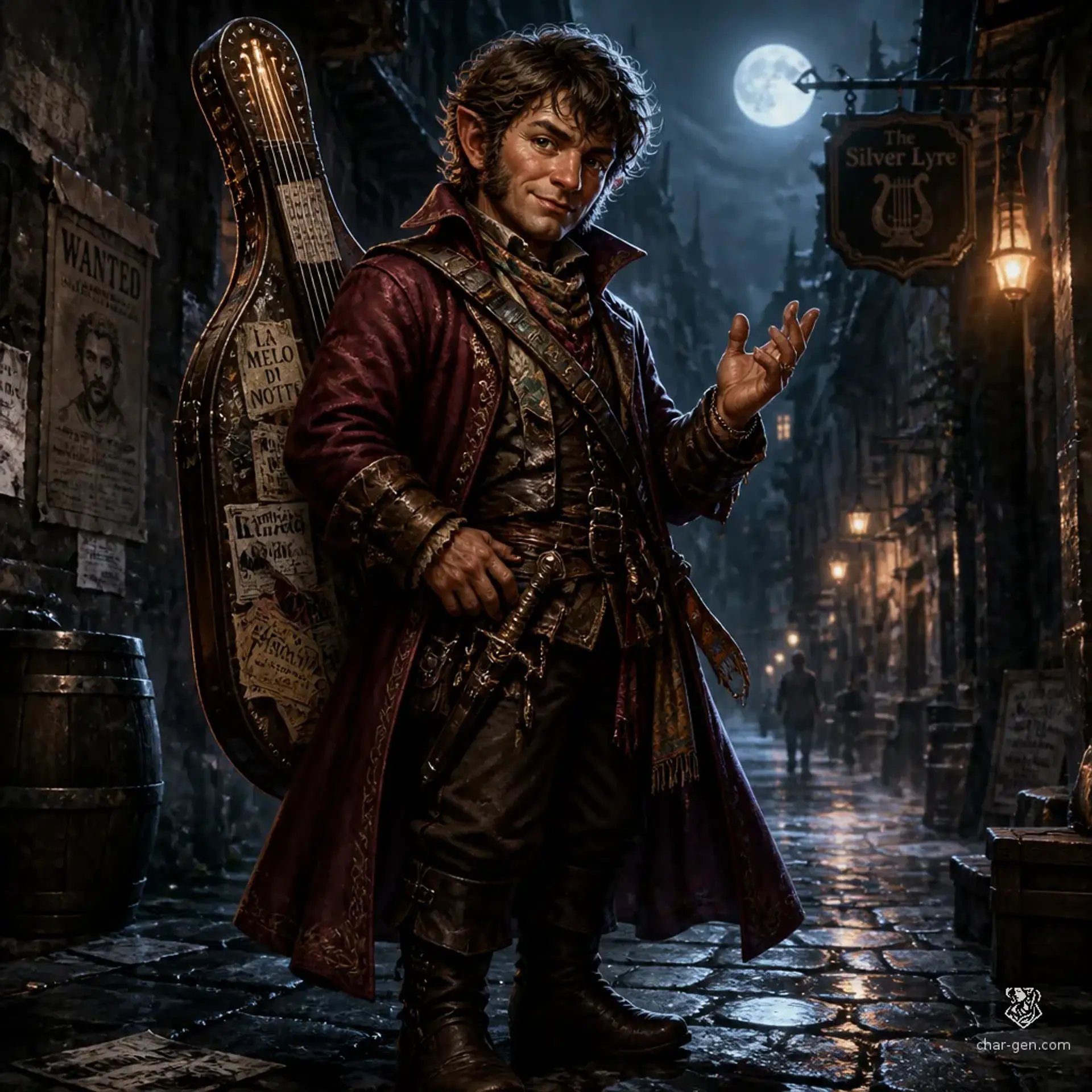 Pipwick “Pip” Underbough - AI-generated fantasy Character