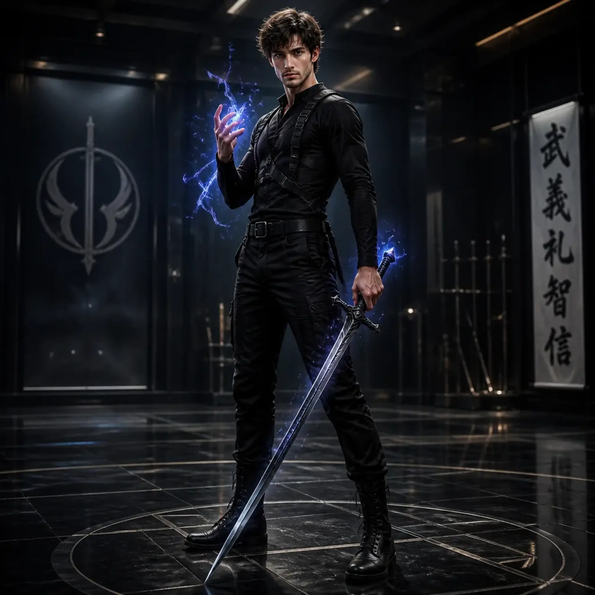 Jax Mercer - AI-generated fantasy Character