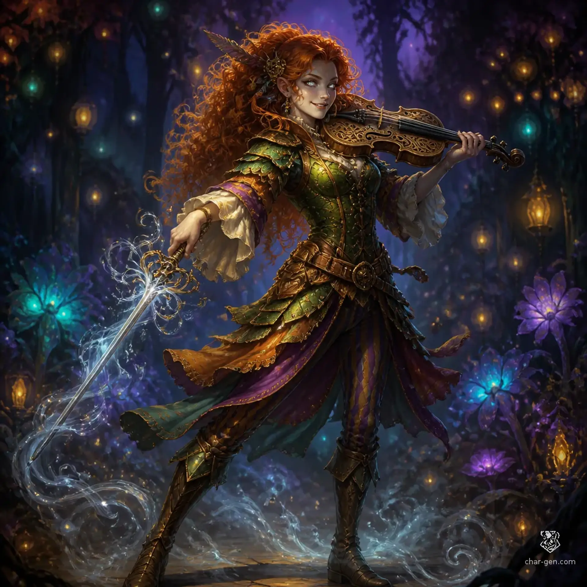Minstrel - AI-generated fantasy Character