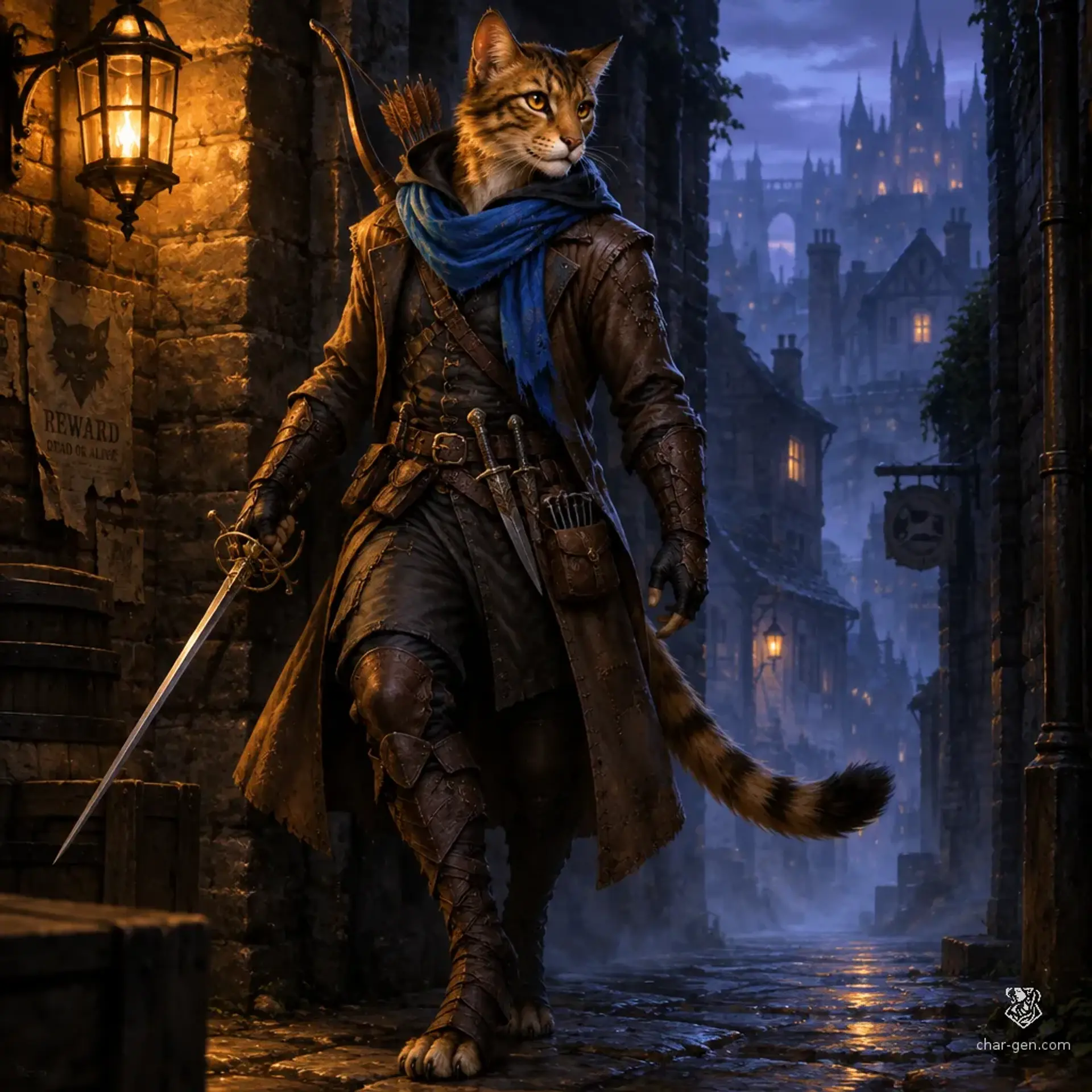 Ayo Mweusi - AI-generated fantasy Character