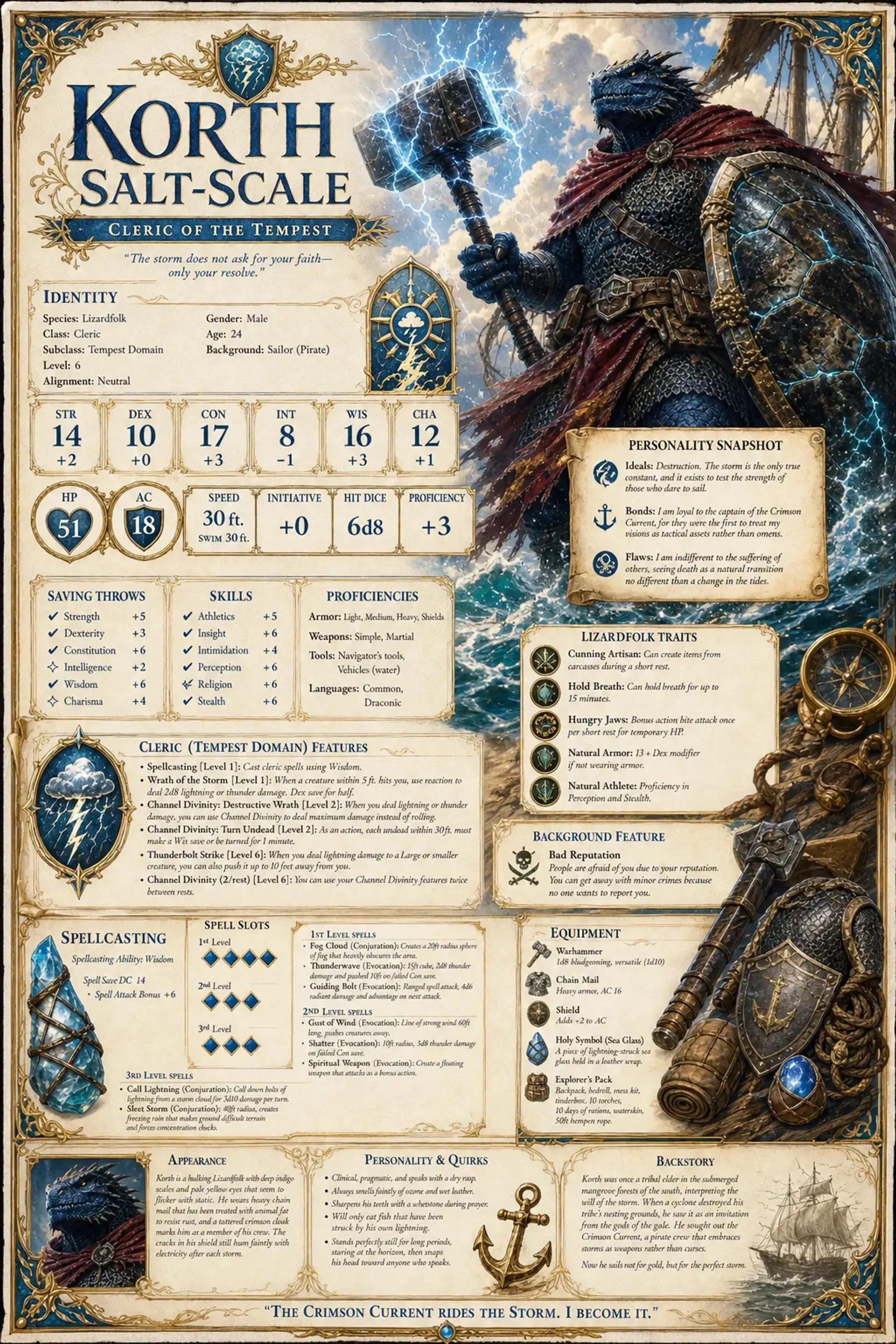Character Sheet