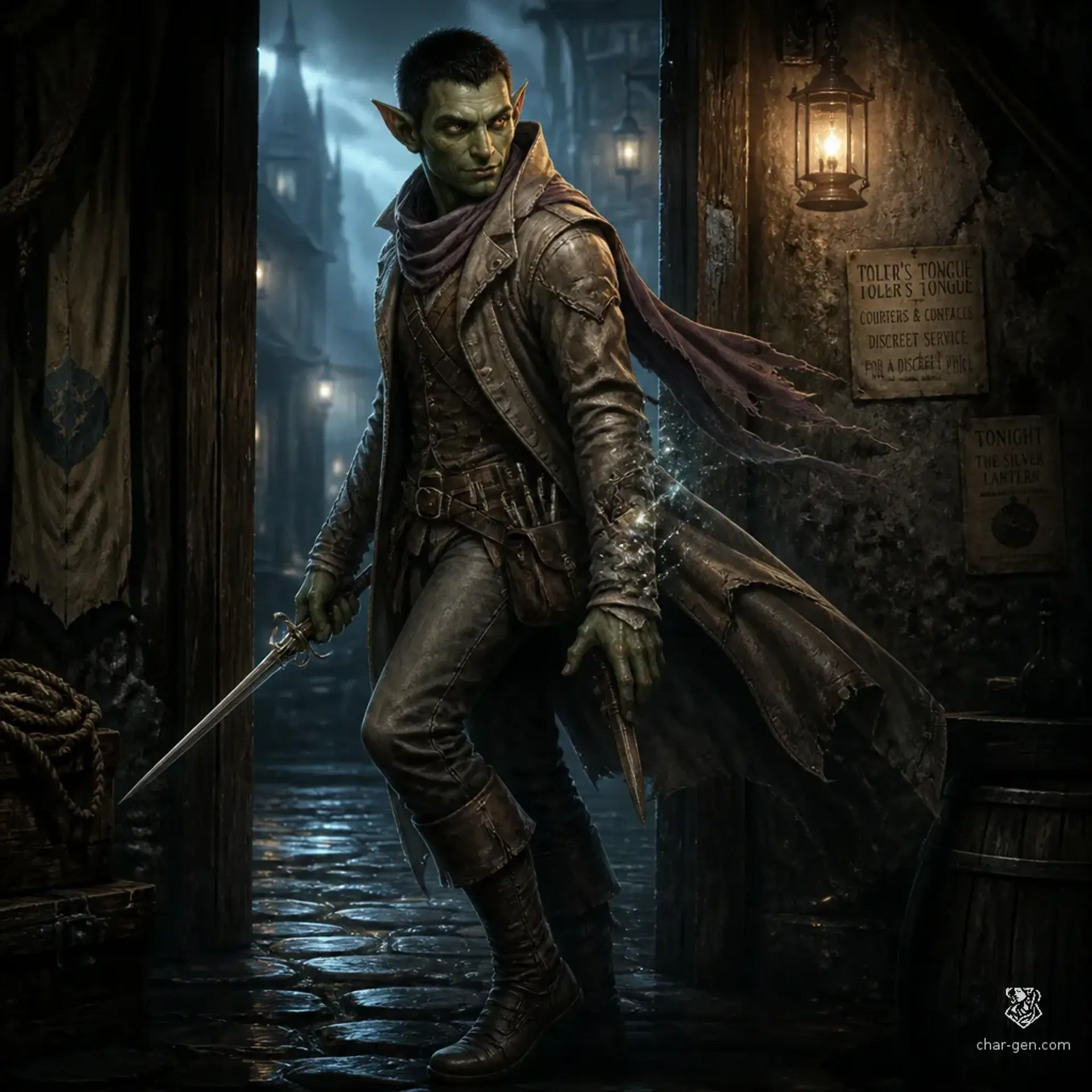 Ajax - AI-generated fantasy Character