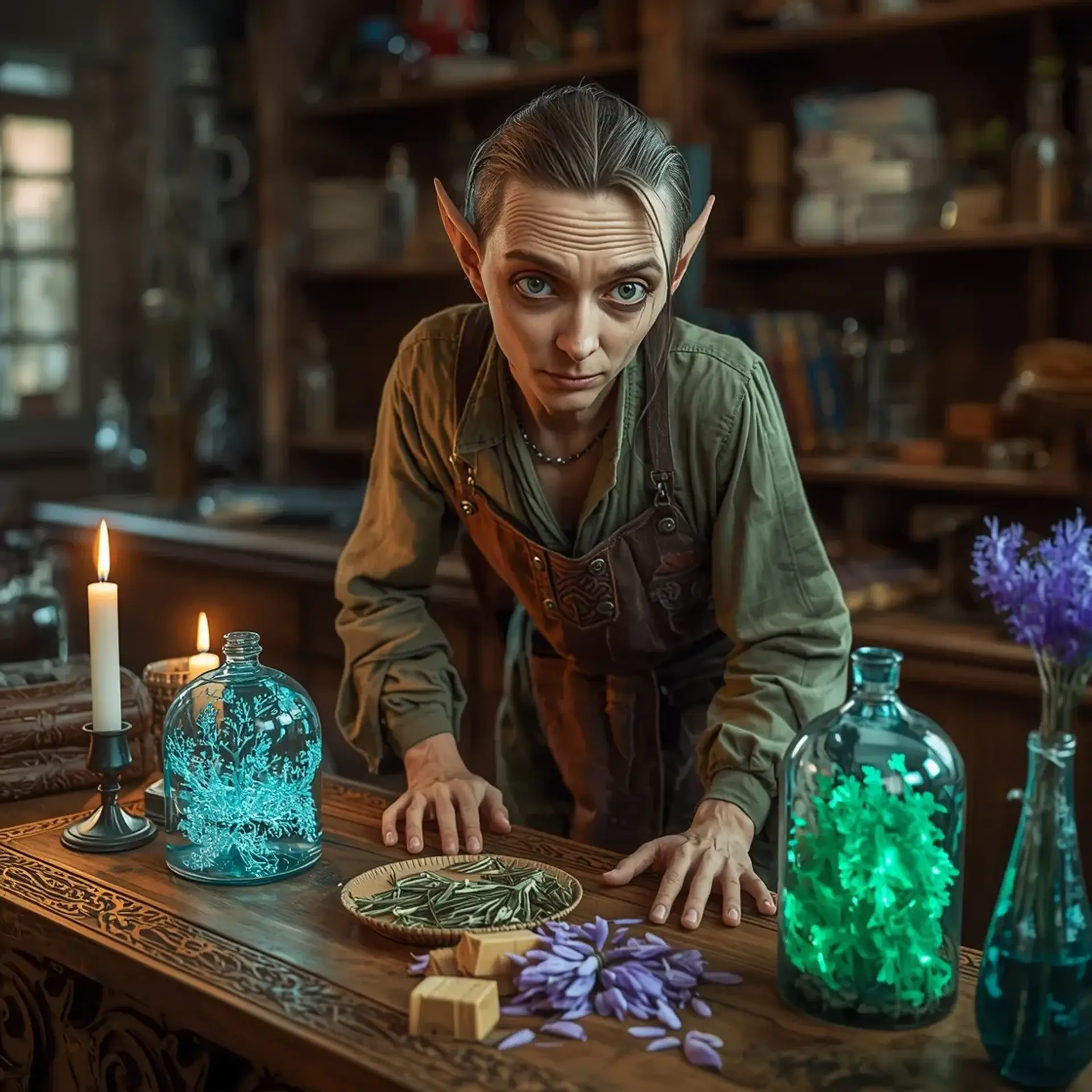 Salt & Suture Apothecary - AI-generated fantasy Shop