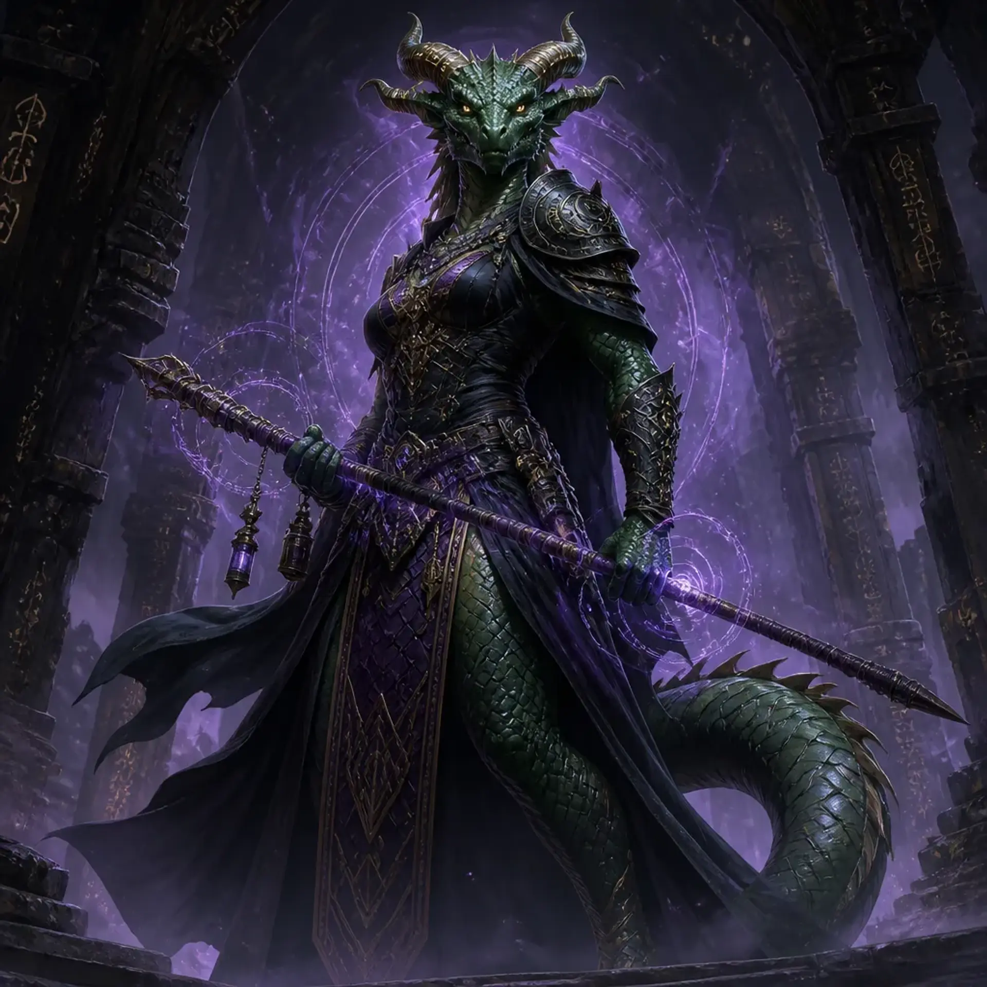 Maa'raxia - AI-generated fantasy Character