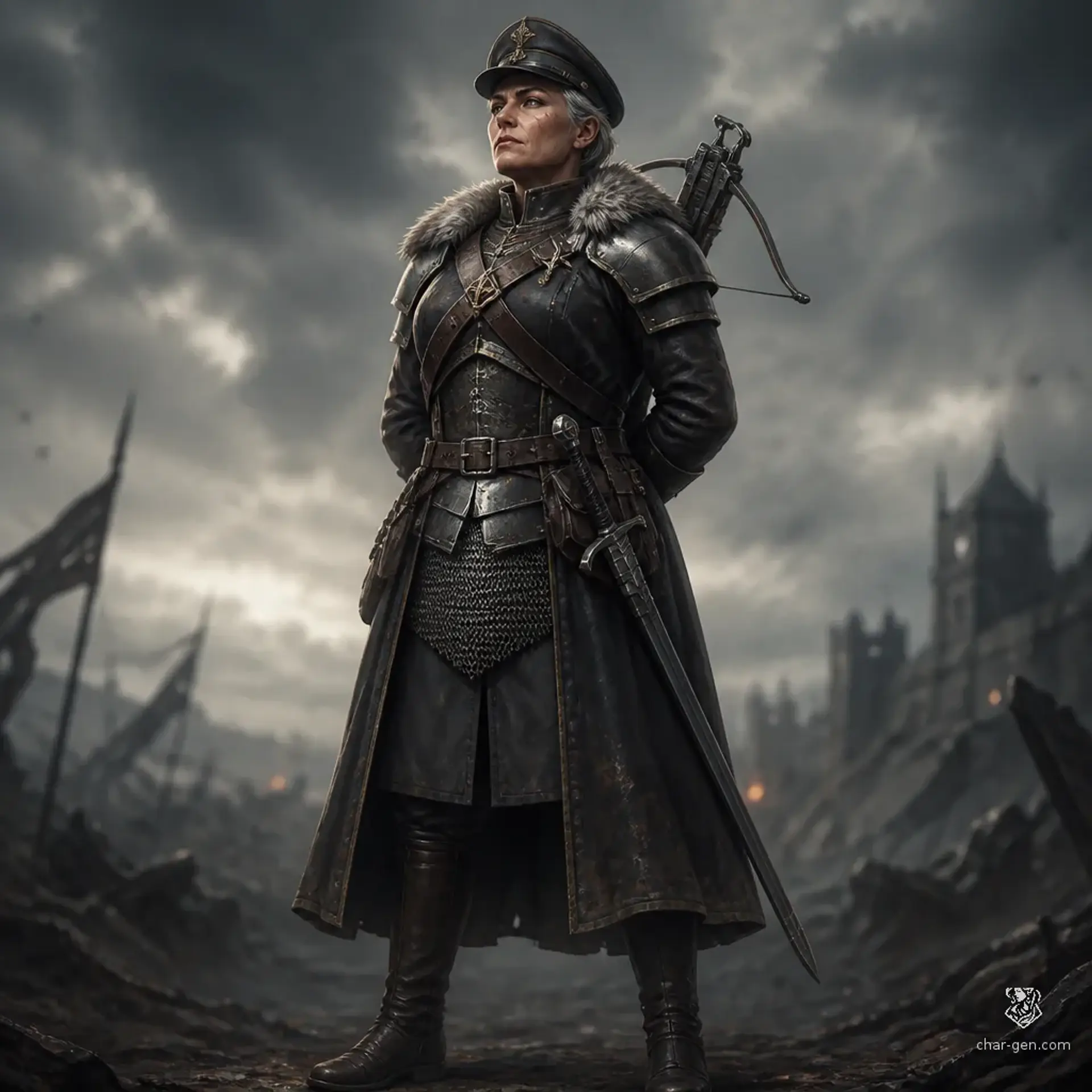 Entranzia Graves - AI-generated fantasy Character