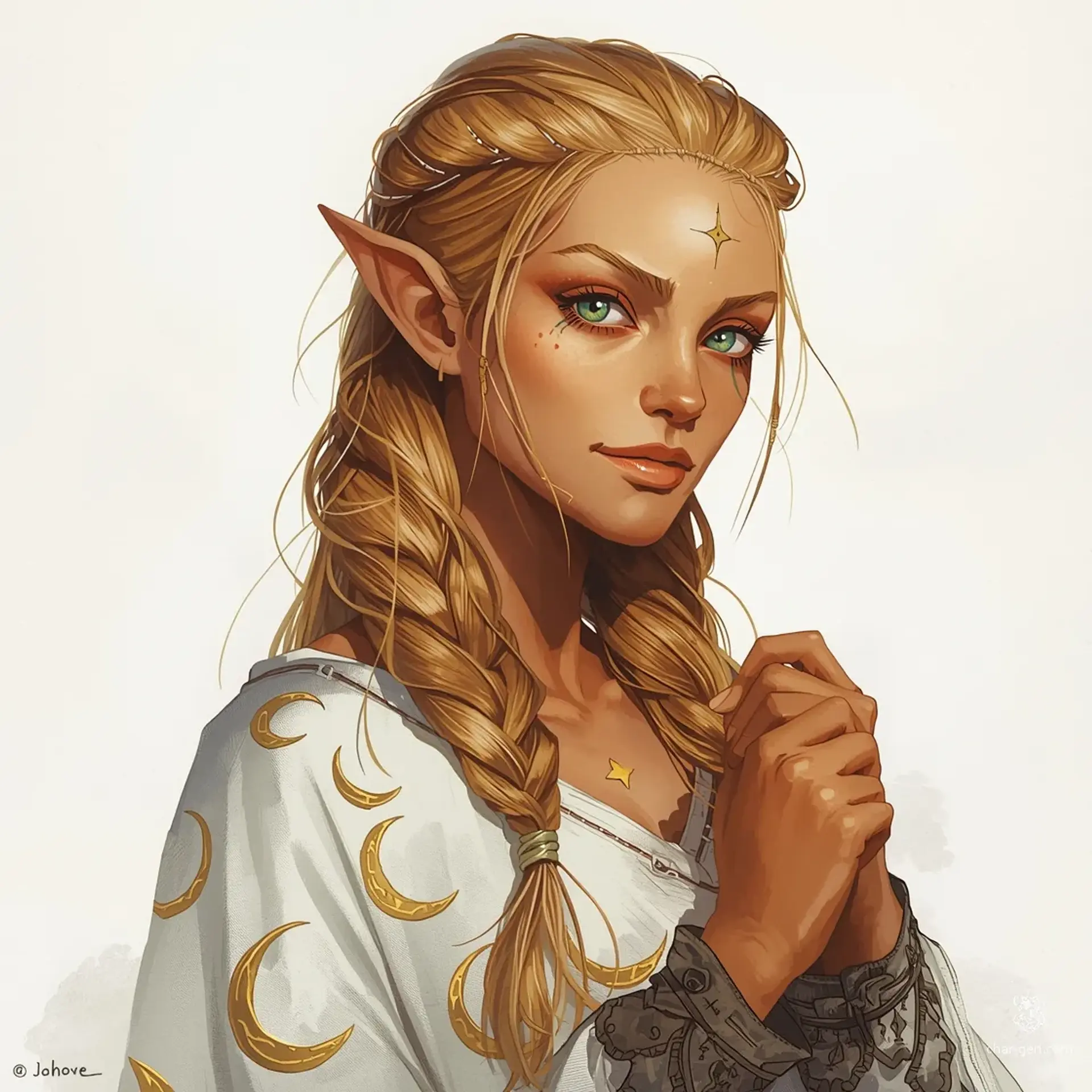 Kithri Moonshore - AI-generated fantasy NPC