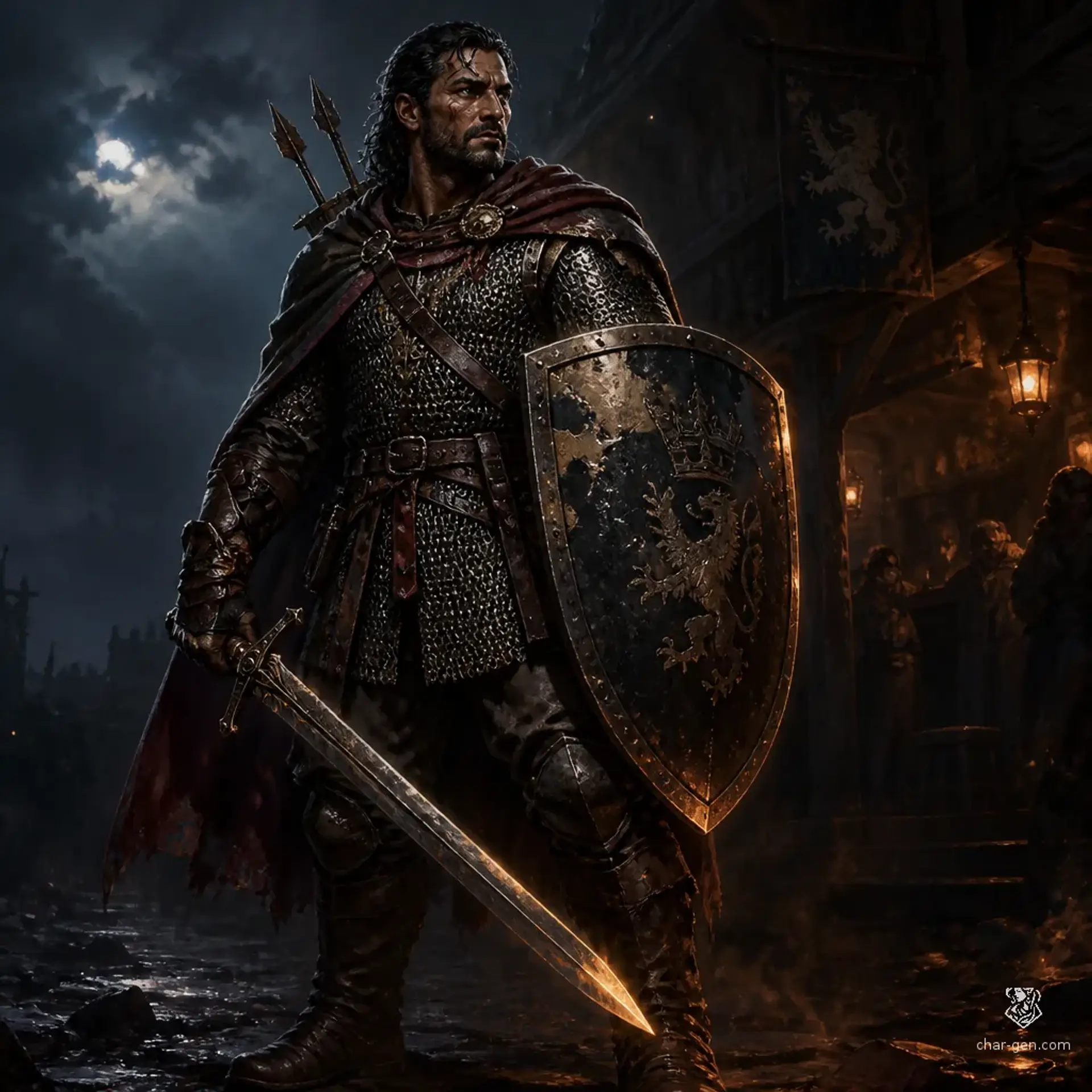 Miran Ostavari - AI-generated fantasy Character
