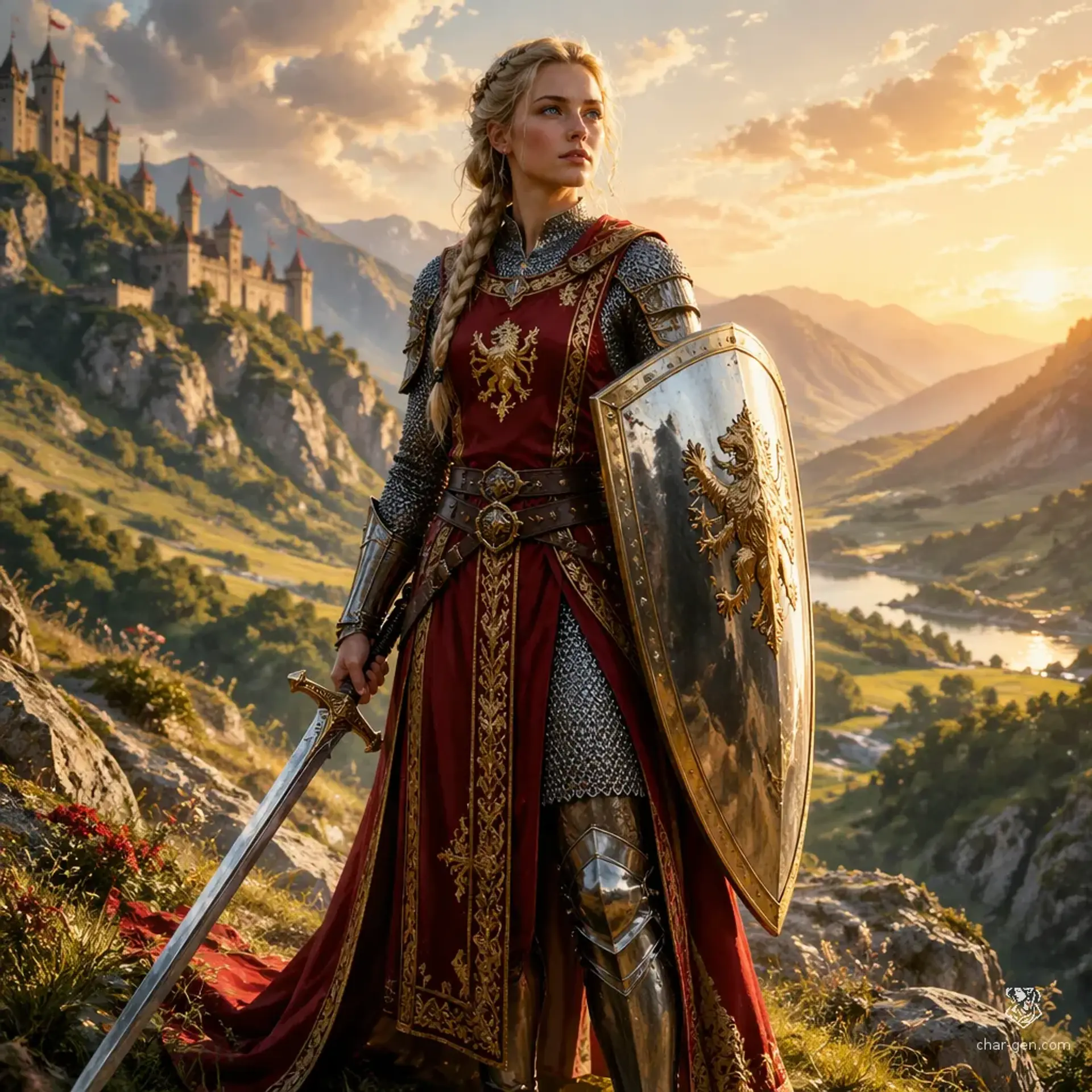 Aurelia - AI-generated fantasy Character
