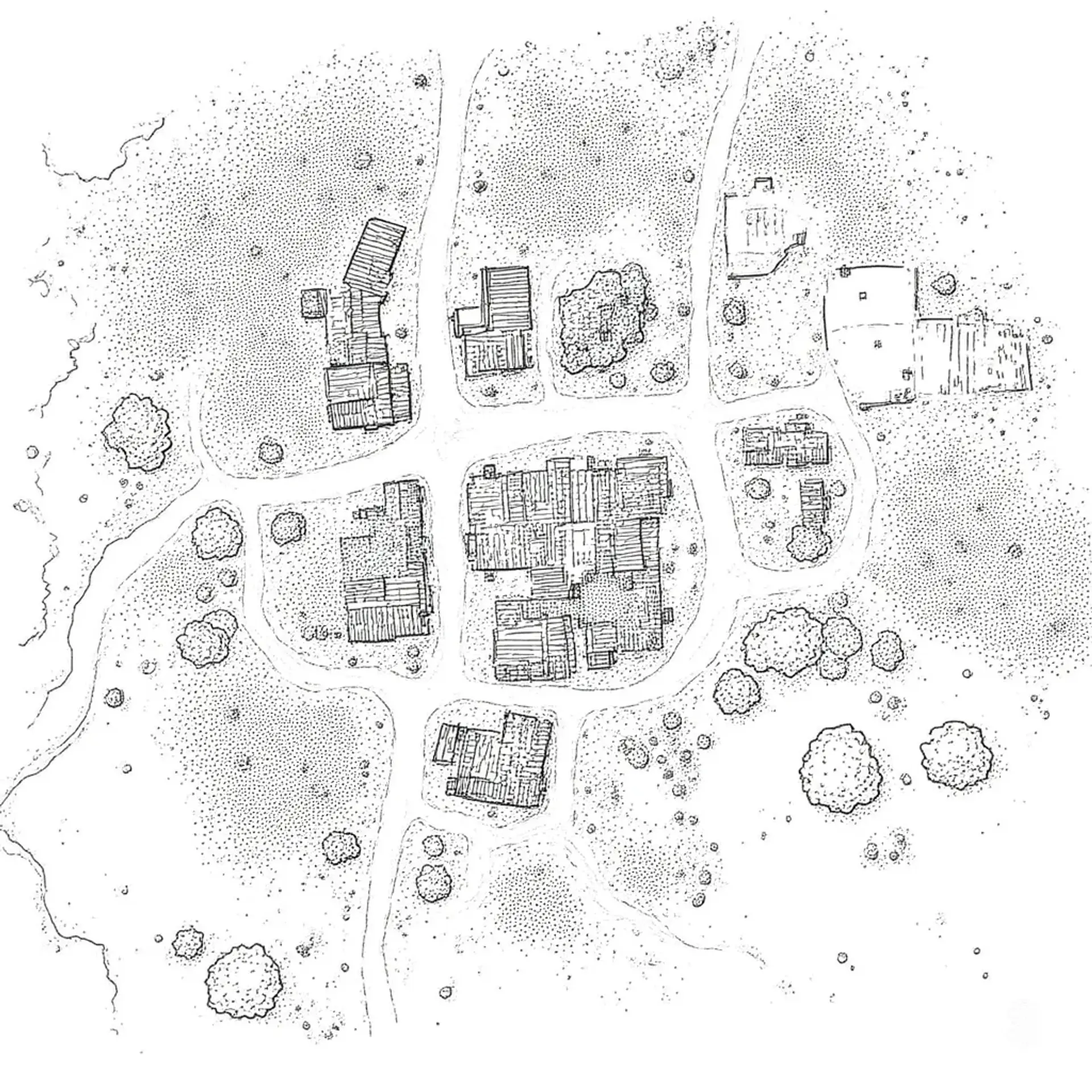 Ironcross - AI-generated fantasy Settlement