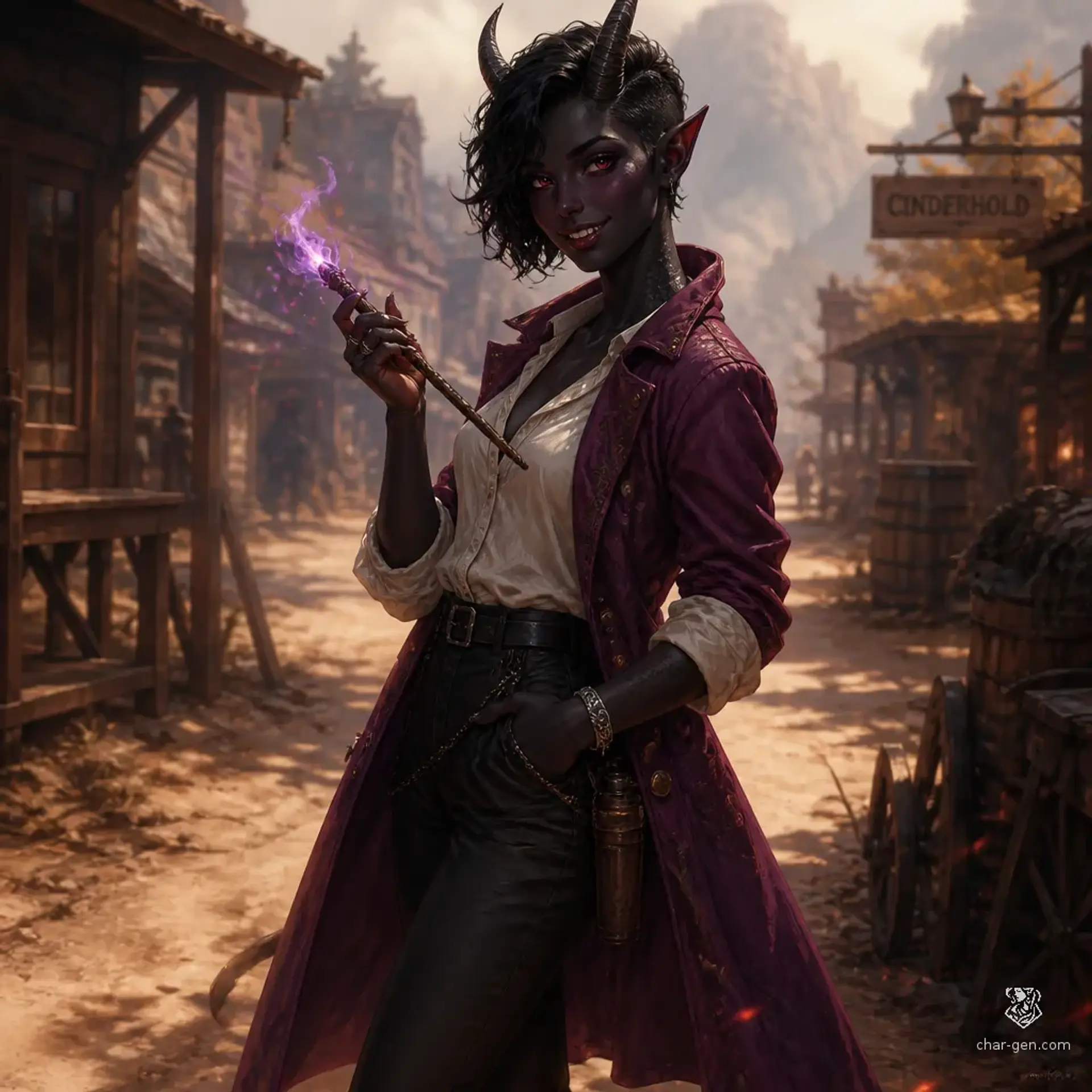 Maelona Veyr - AI-generated fantasy NPC