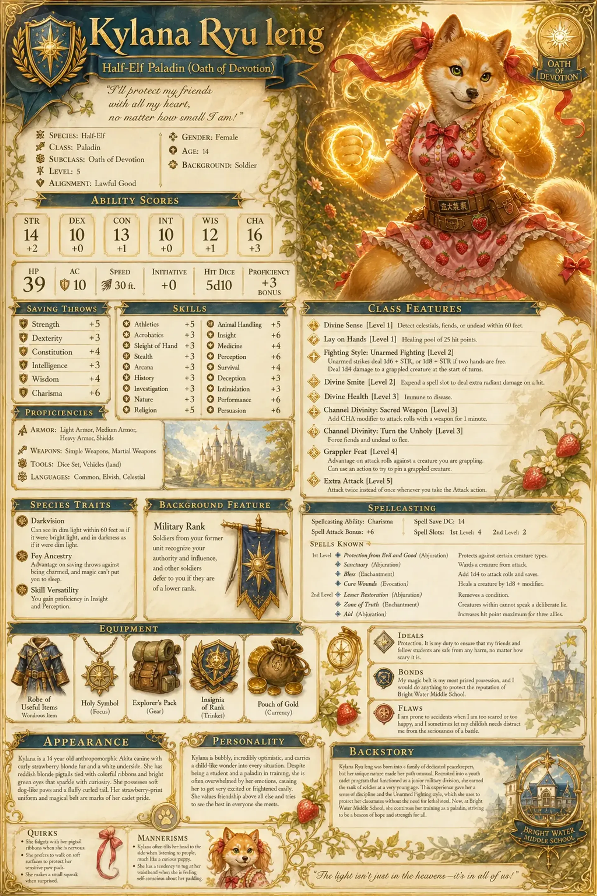 Character Sheet