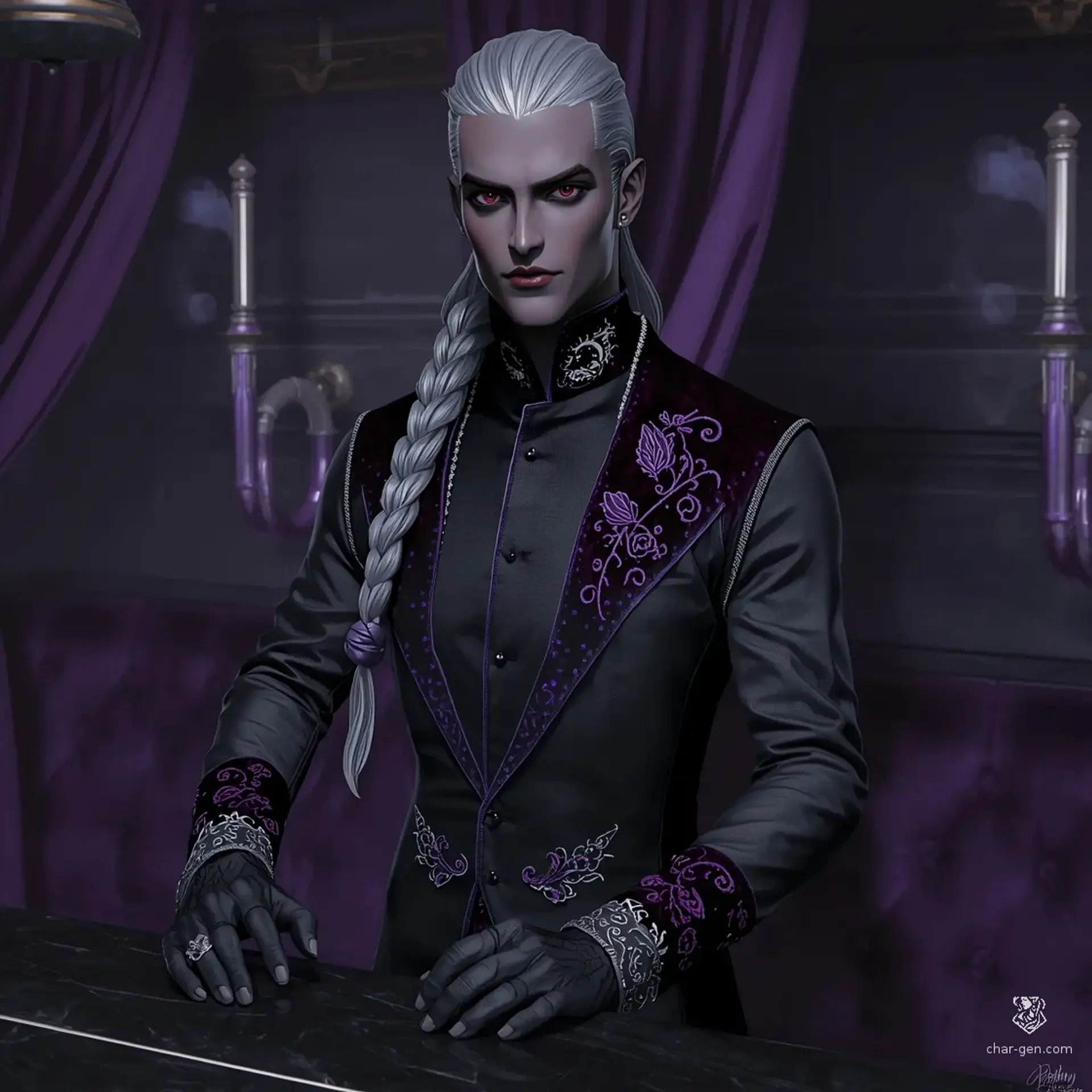The Velvet Needle - AI-generated fantasy Tavern