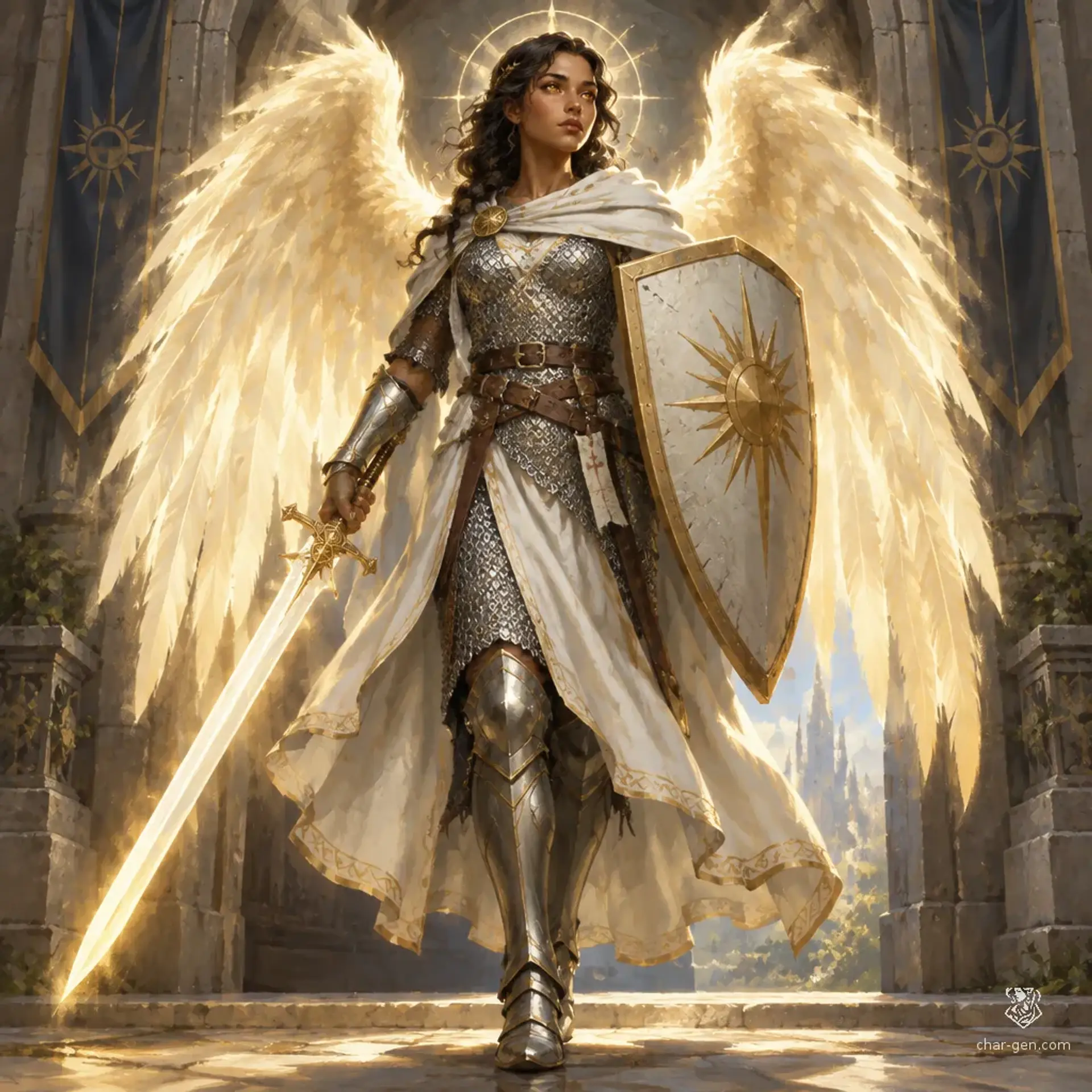 Auriel - AI-generated fantasy Character
