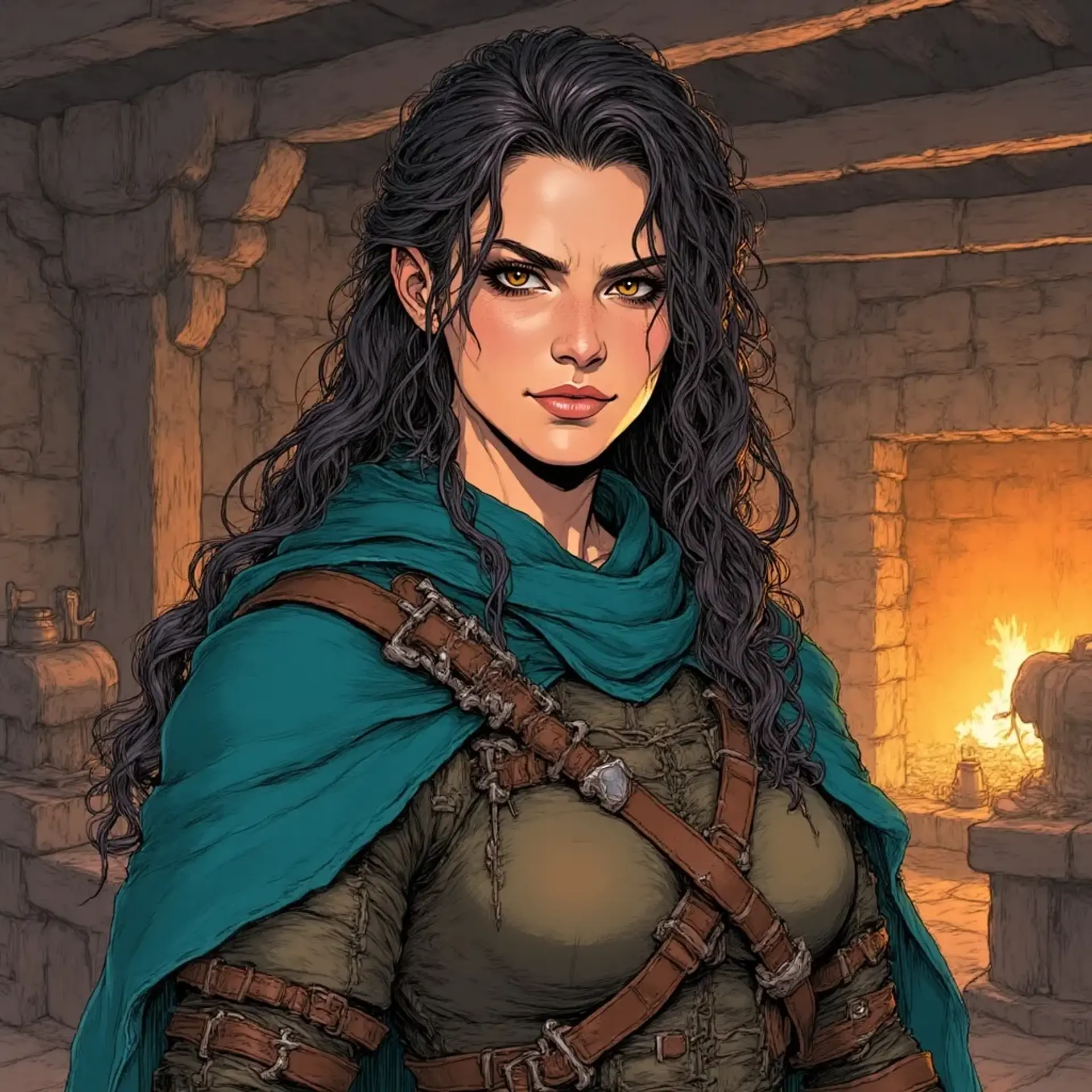 Mara Greenhill - AI-generated fantasy NPC