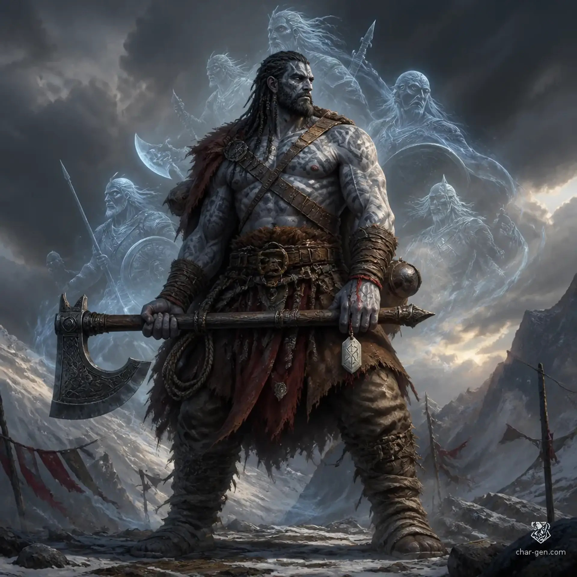 Katuq - AI-generated fantasy Character