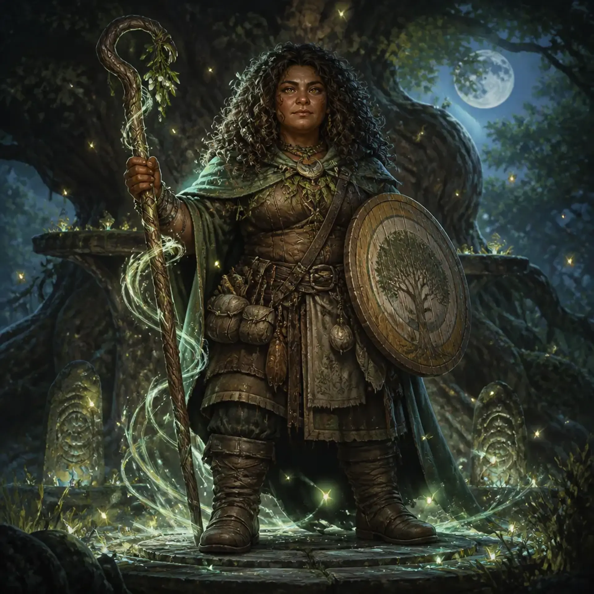 Nalia Oduro - AI-generated fantasy Character