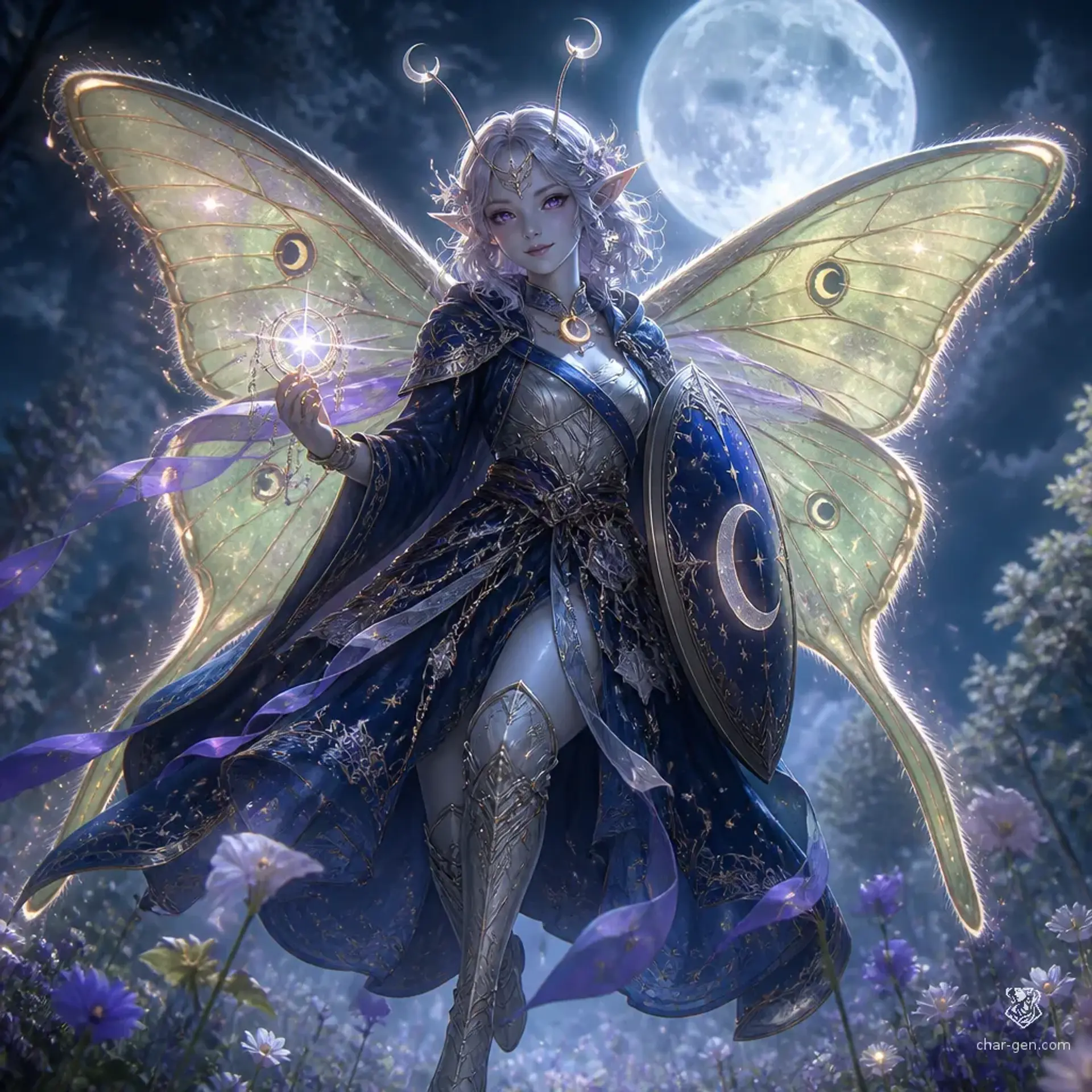 Mirelune - AI-generated fantasy Character