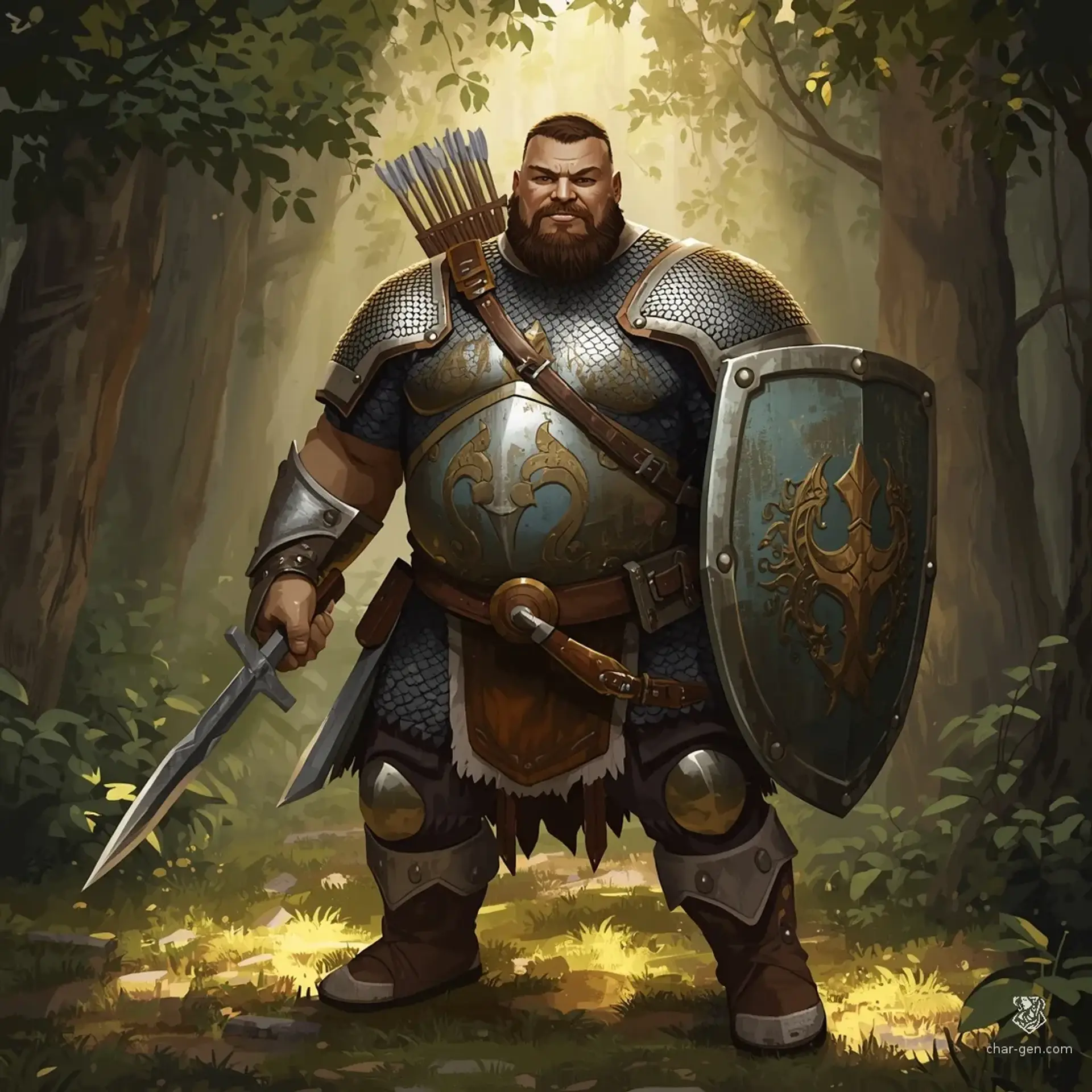 Pofius - AI-generated fantasy Character
