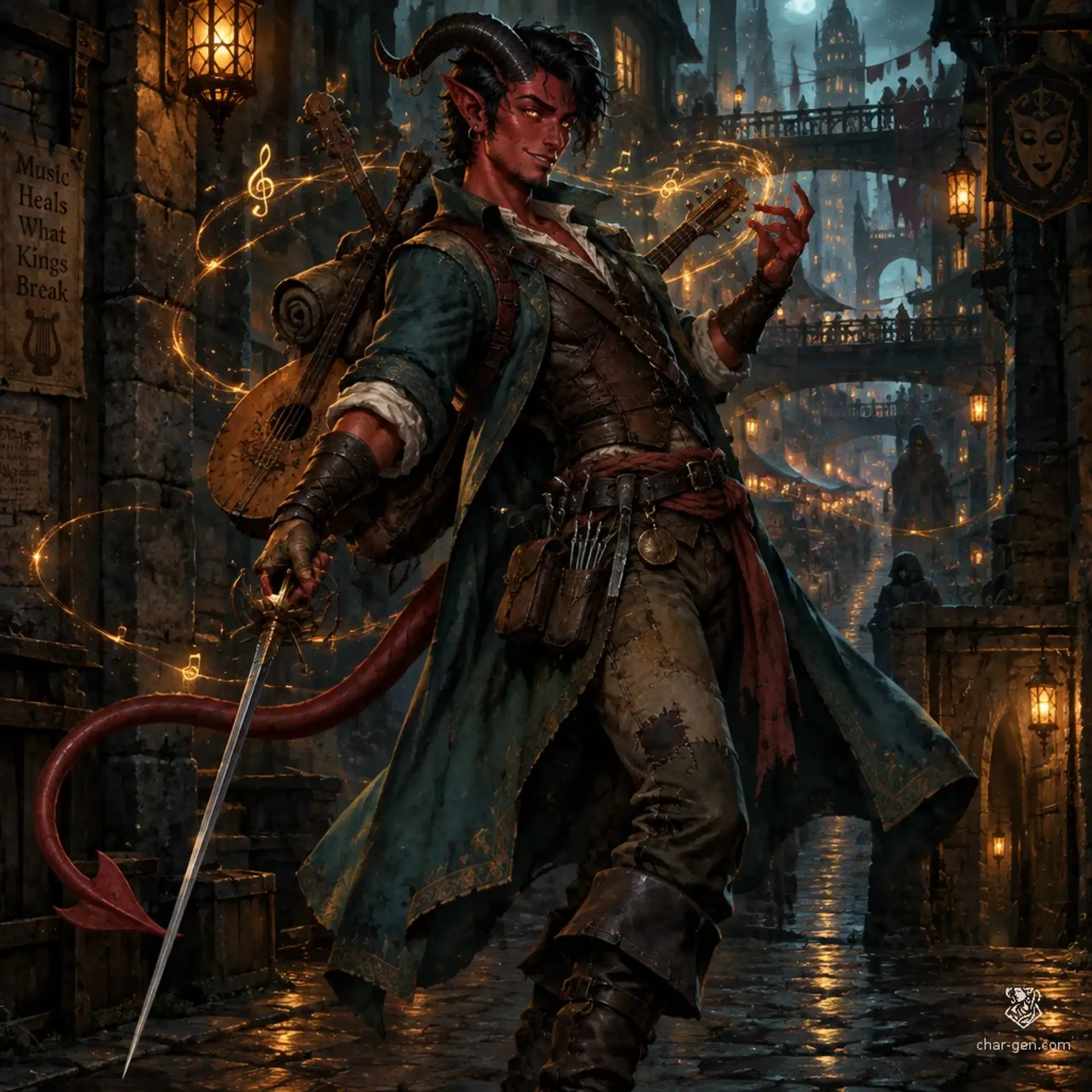 Mallshav - AI-generated fantasy Character