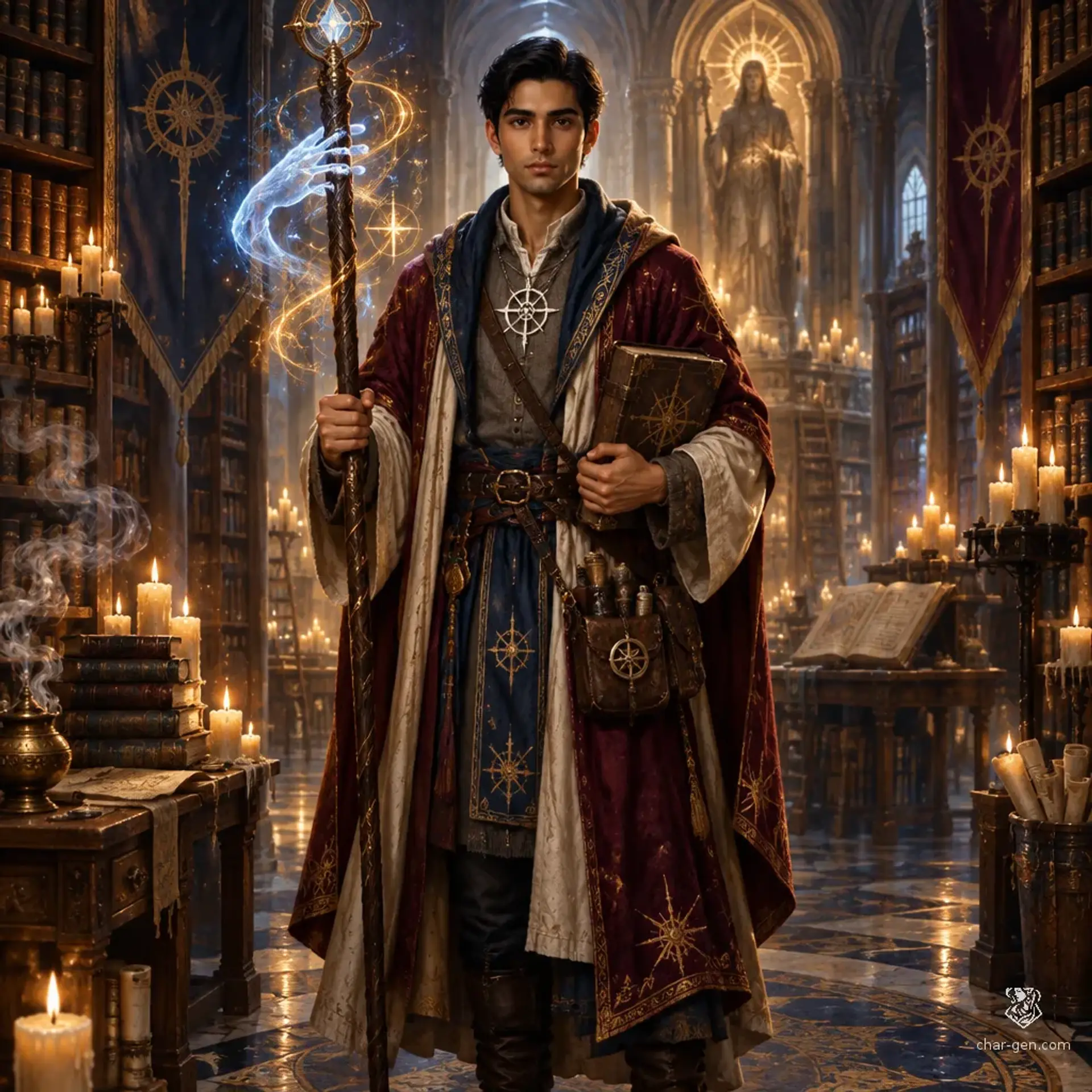 Elijah - AI-generated fantasy Character