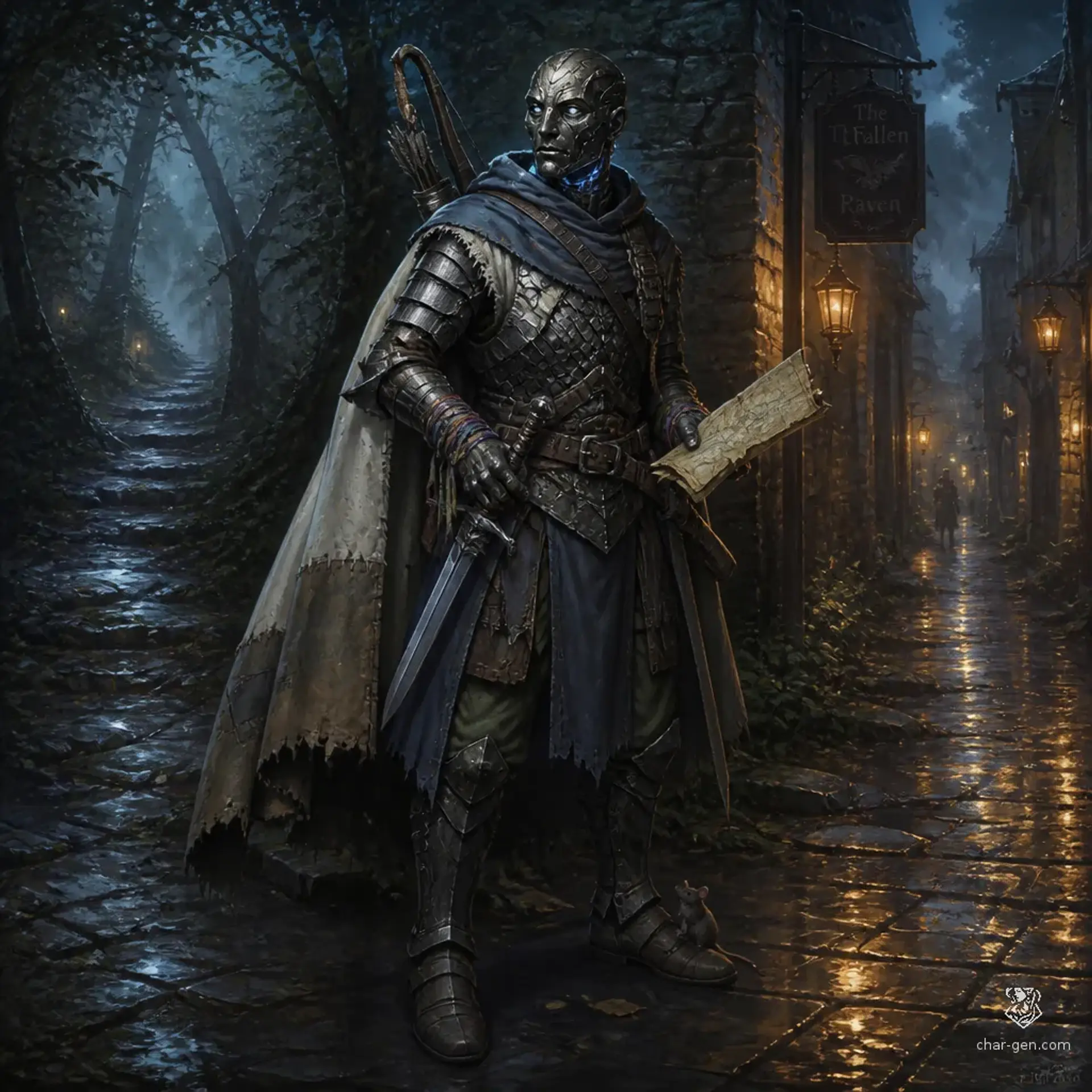 Phantom - AI-generated fantasy Character