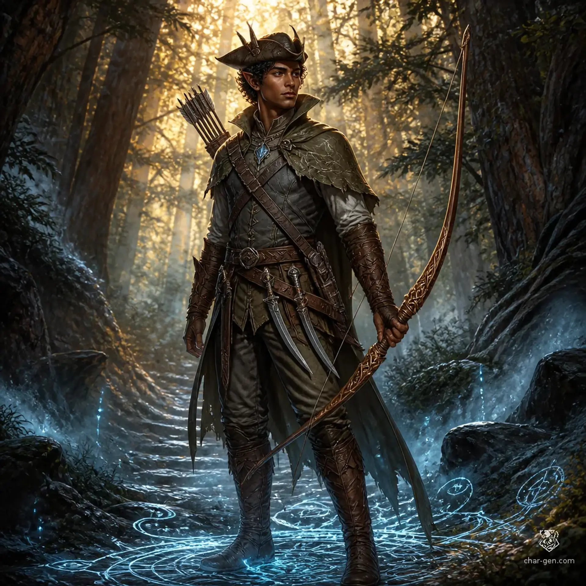 Tegir Vashan - AI-generated fantasy Character