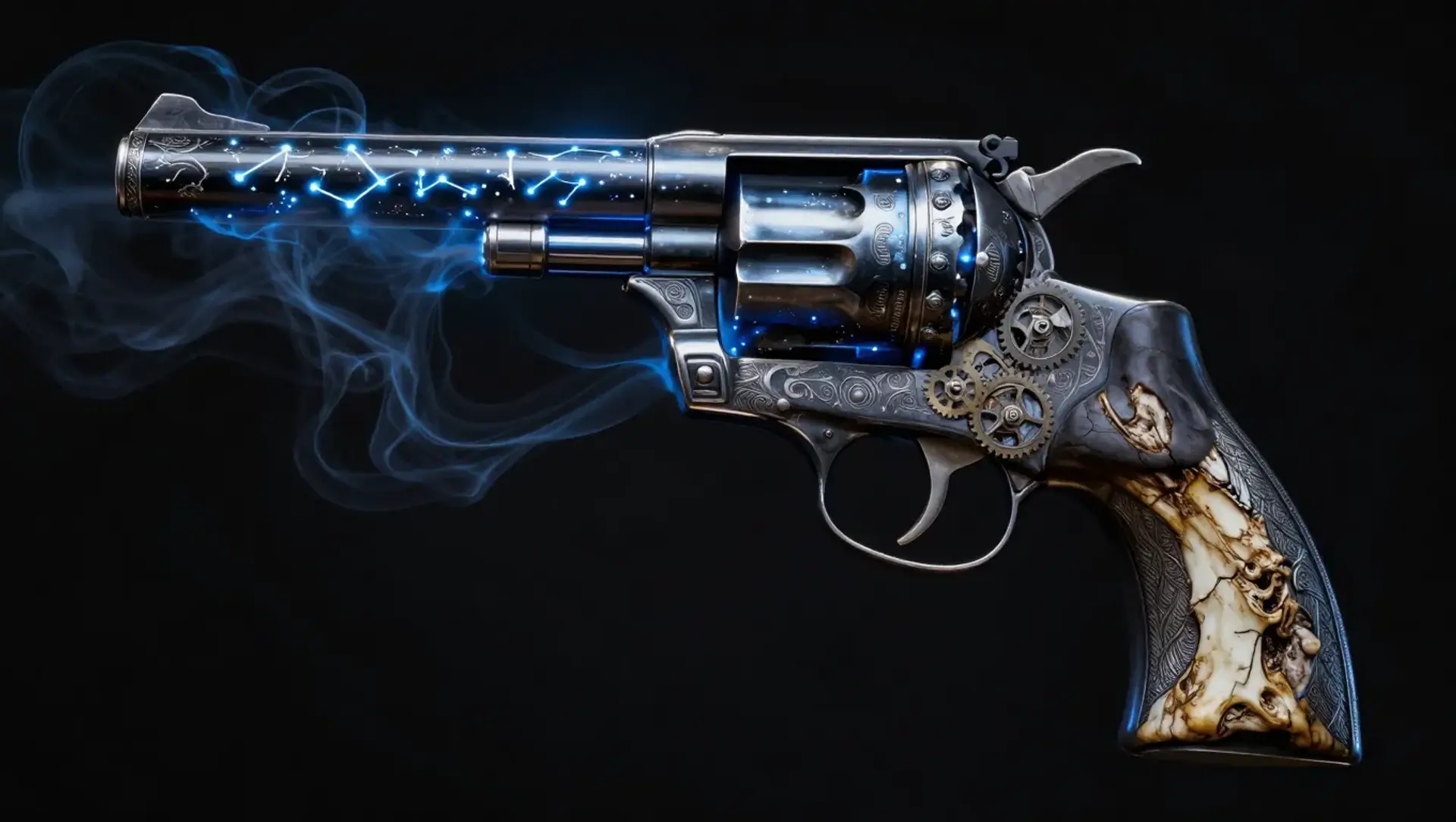 Ouroboros Revolver | Fantasy Magic Item Generated by CharGen