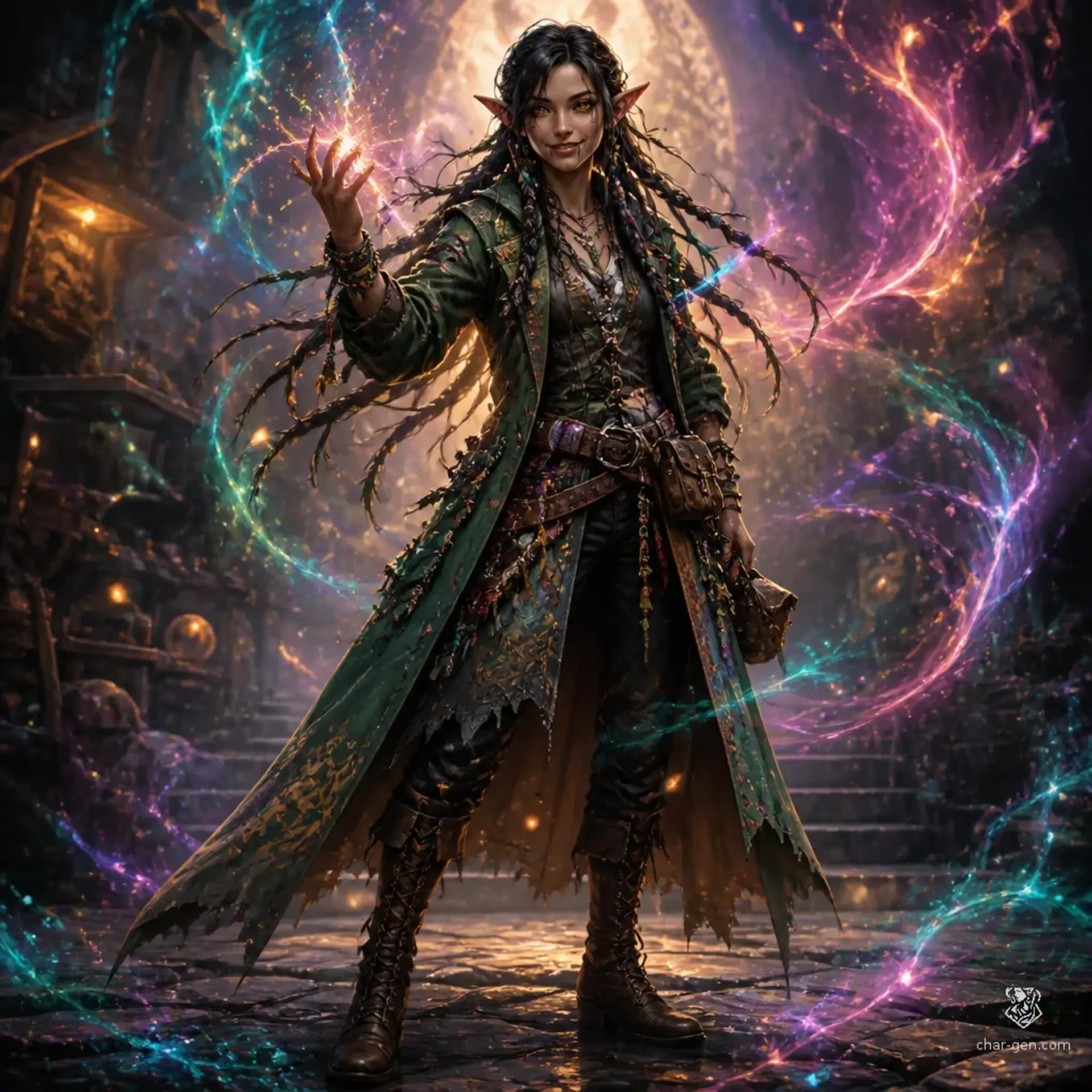 Sakoya - AI-generated fantasy Character