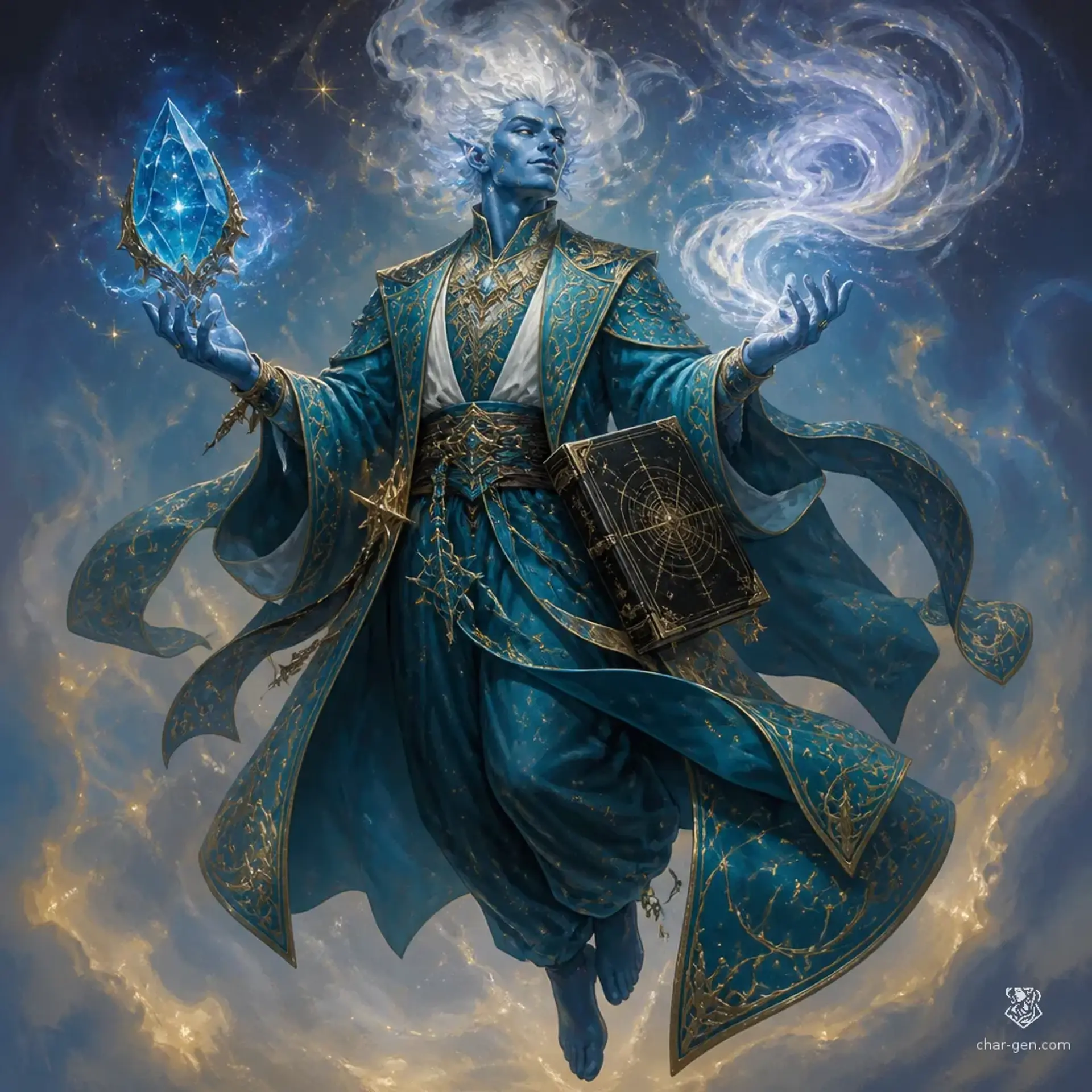 Zephyrion El-Amin - AI-generated fantasy Character