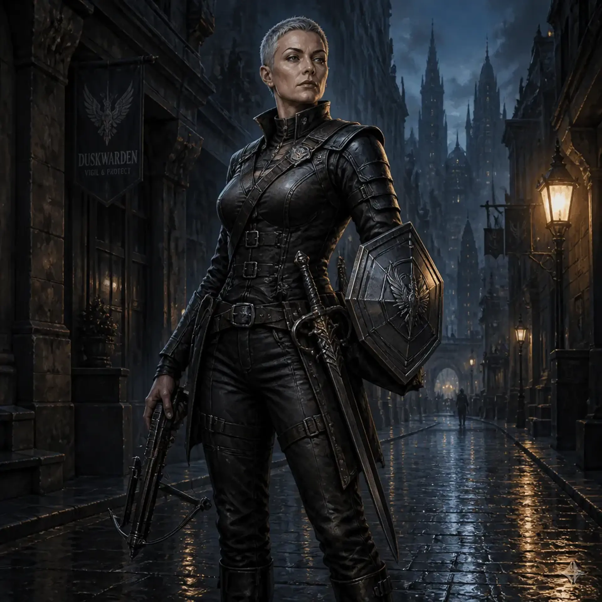 Karina Vale - AI-generated fantasy Character
